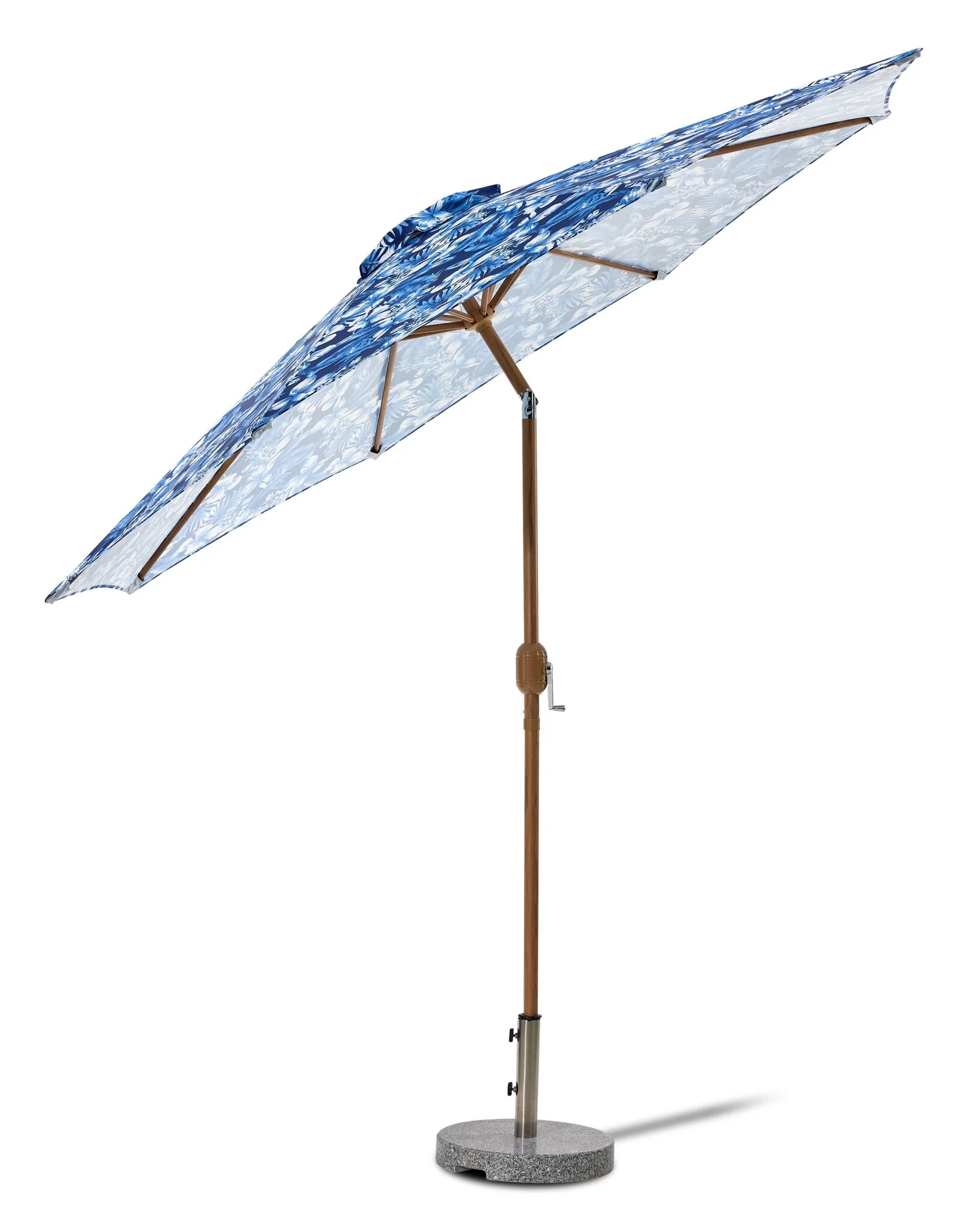 Lagos 9' Outdoor Umbrella - Blue - Image 6