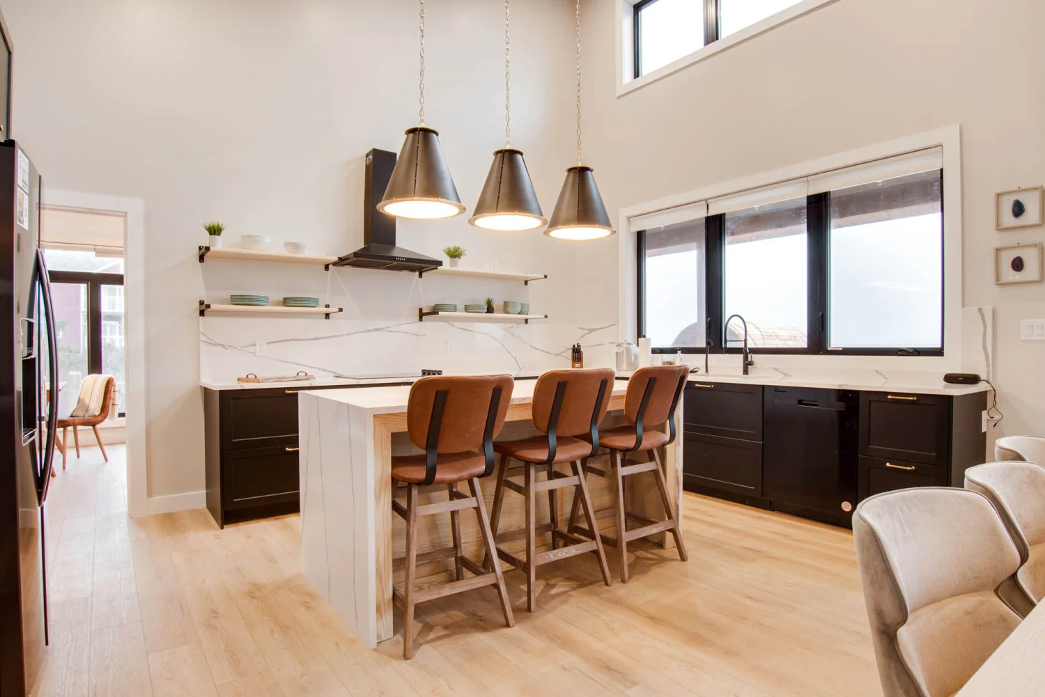 Lamarthe Counter Stool - Tan Brown - Image 4