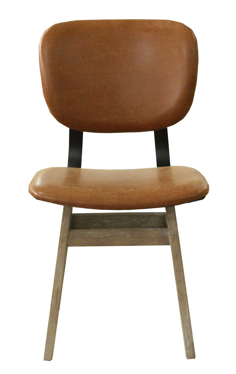 Lamarthe Dining Chair - Tan Brown - Set of Two - Image 2