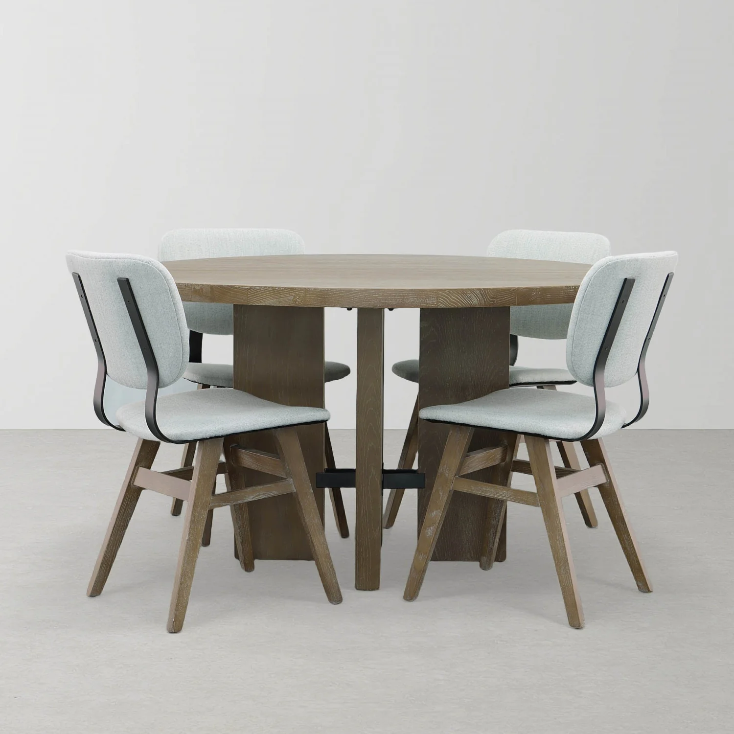 Lamarthe Dining Chair - Tweed Haze - Set of Two - Image 8