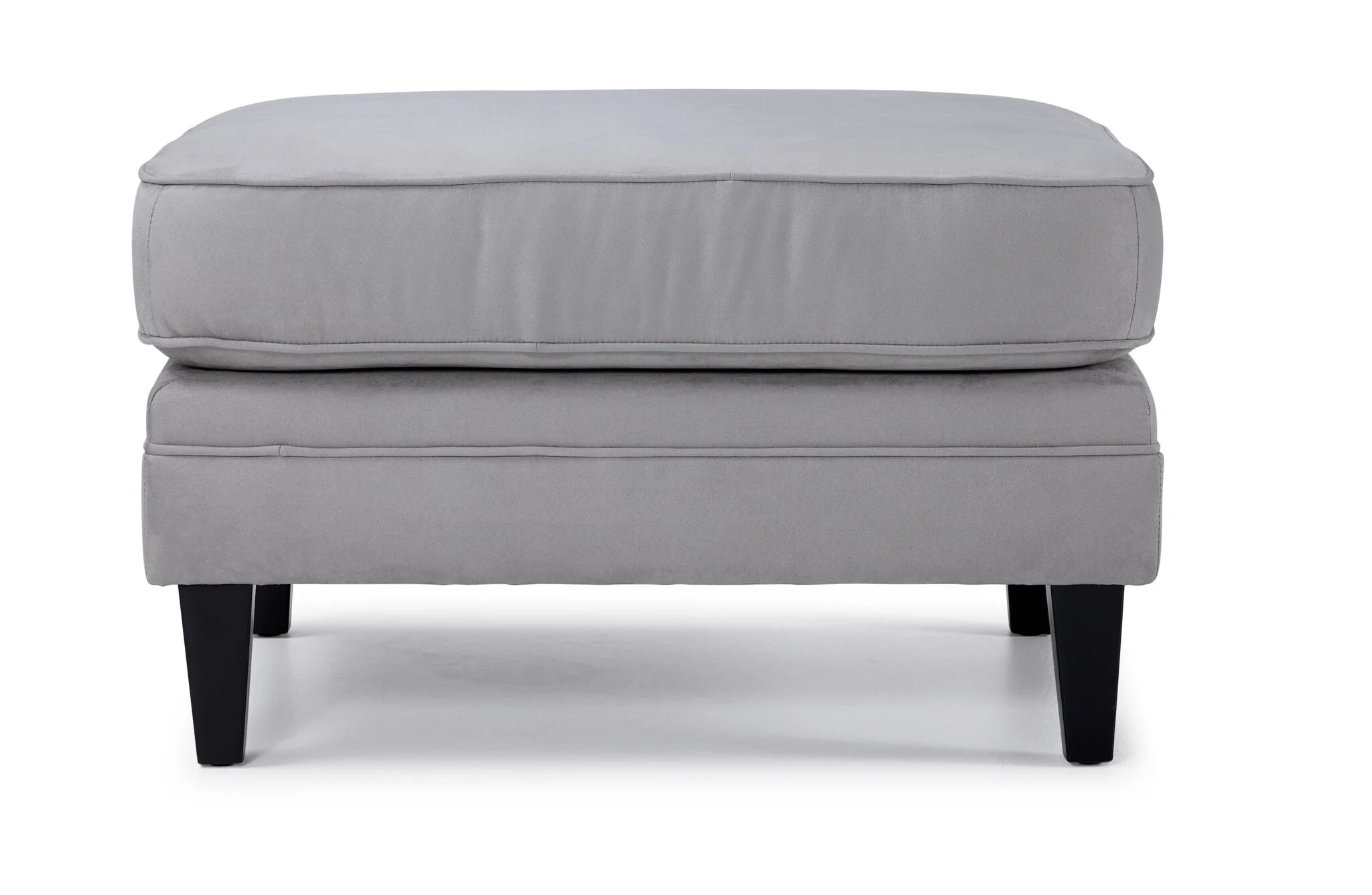 Lancaster Ottoman - Silver - Image 2