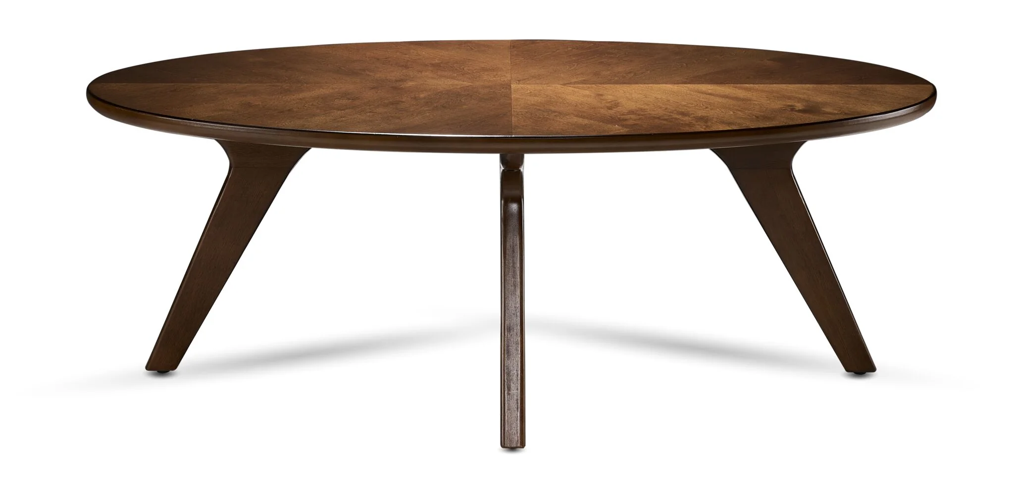 Lapland 48" Coffee Table with 2 End Tables - Walnut - Image 3