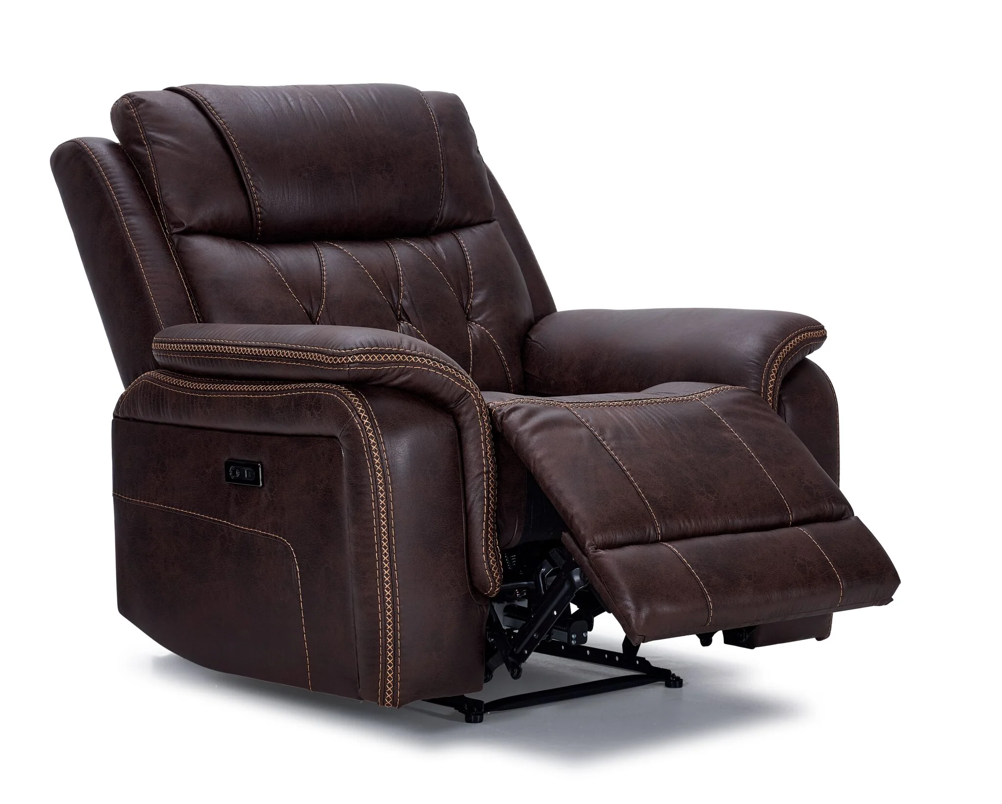Laredo Power Recliner - Walnut - Image 4