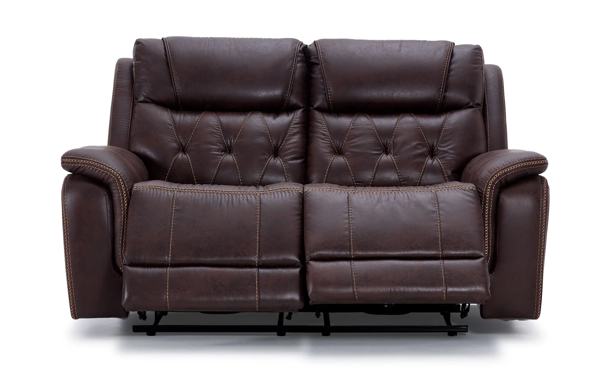 Laredo Power Reclining Loveseat - Walnut - Image 2