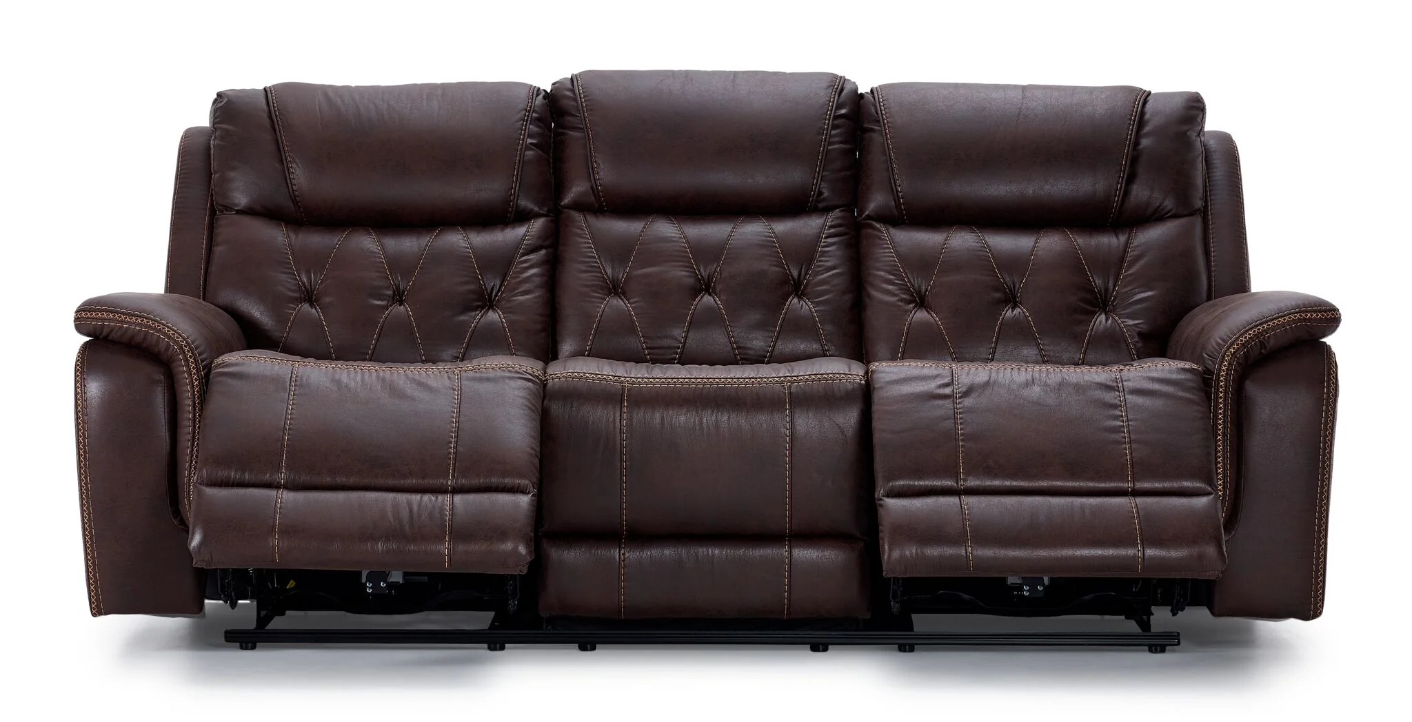 Laredo Power Reclining Sofa - Walnut - Image 5