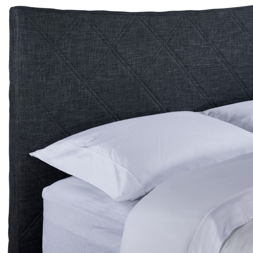 Lawrence 3-Piece King Bed - Dark Grey - Image 4