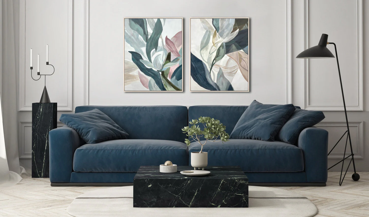 Layered Silence II Wall Art - Multi-Colour - 30 X 24 - Image 2
