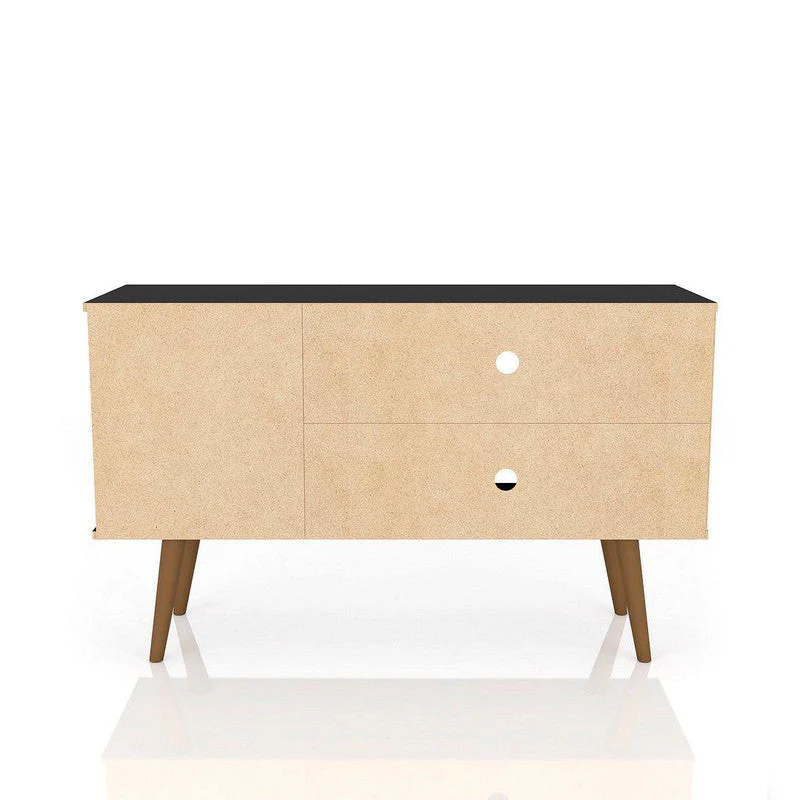 Lekedi 42" TV Stand - Rustic Brown/Aqua Blue - Image 5