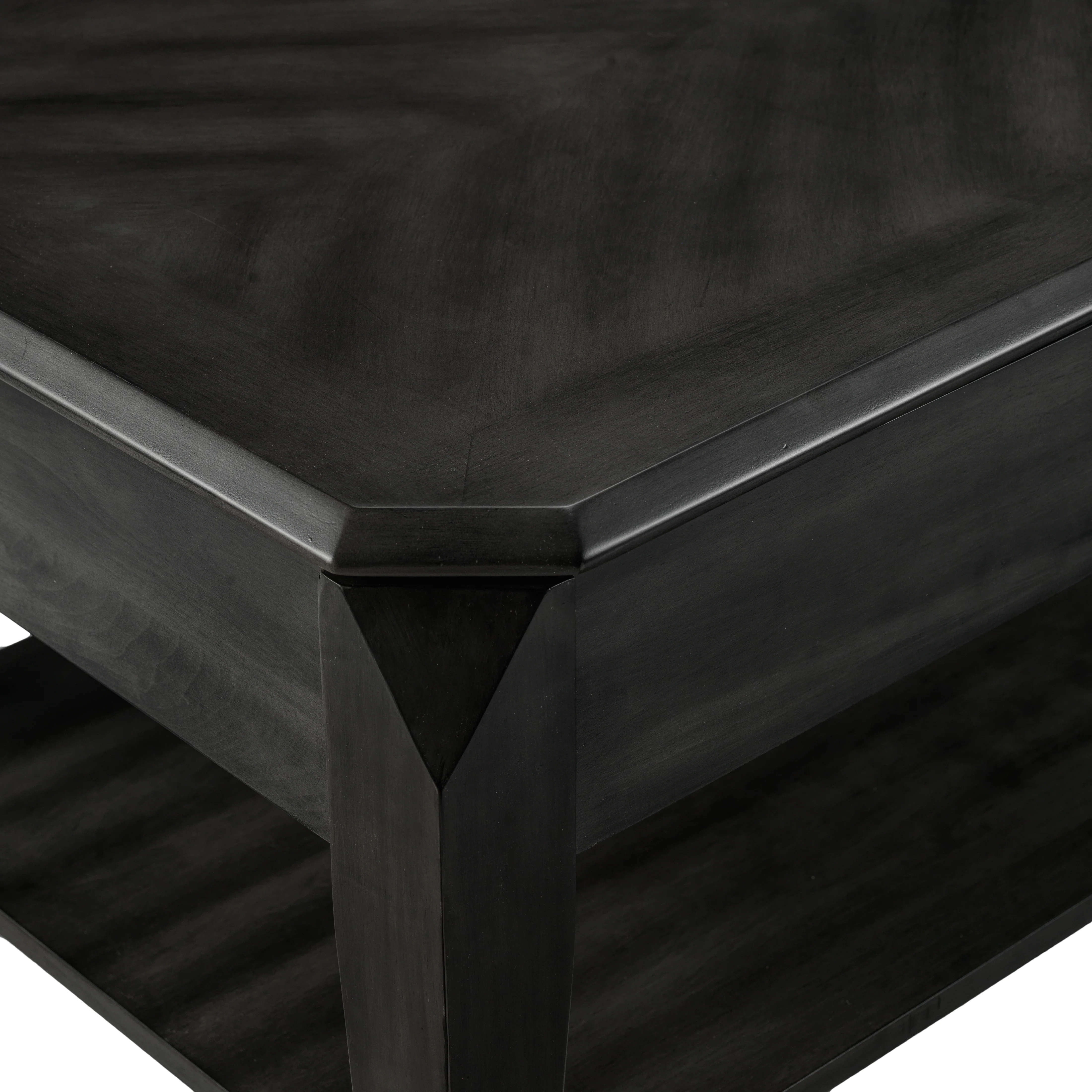 Lennox 47" Lift-Top Coffee Table - Dark Grey - Image 7