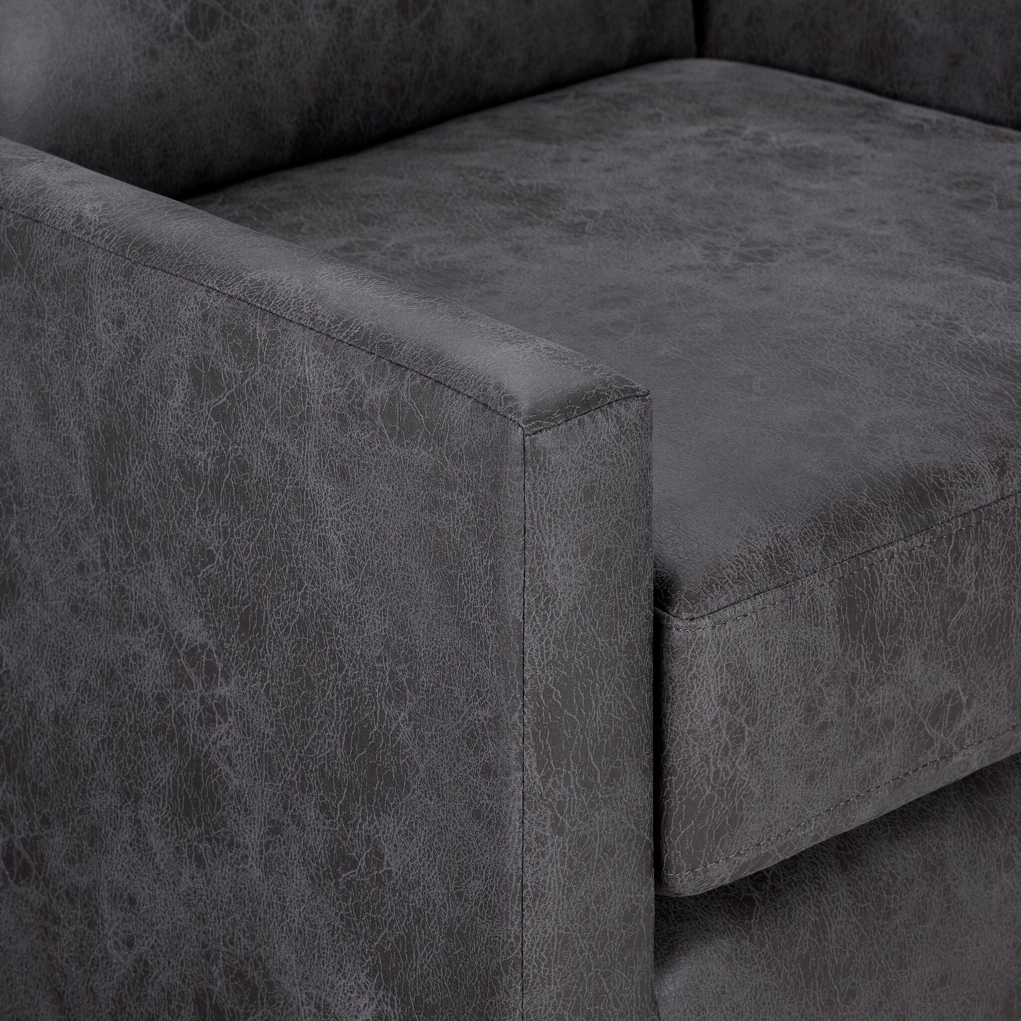 Levi Swivel Accent Chair - Grey - Image 3