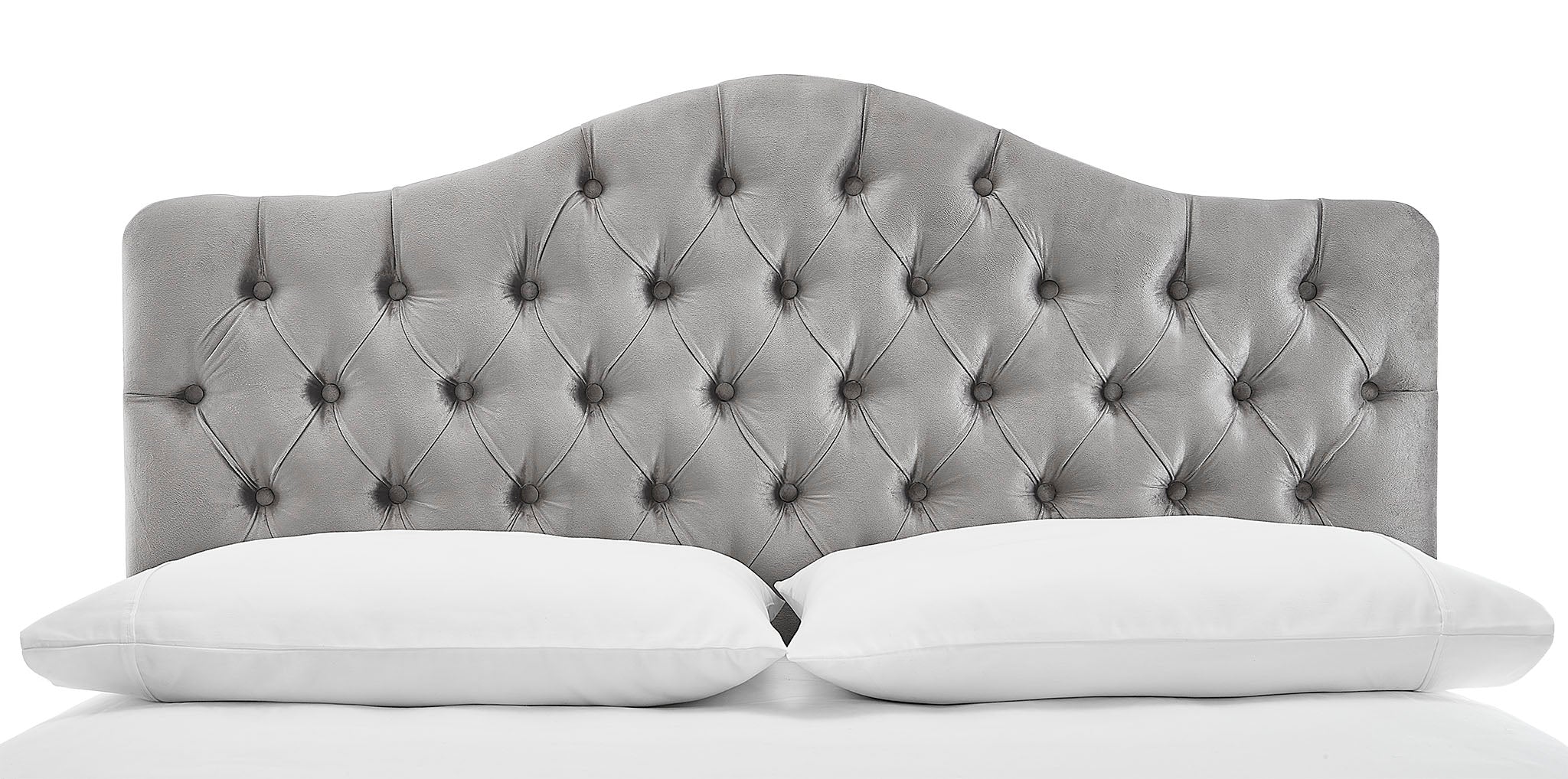 Lexa Full Headboard - Light Grey - Image 2