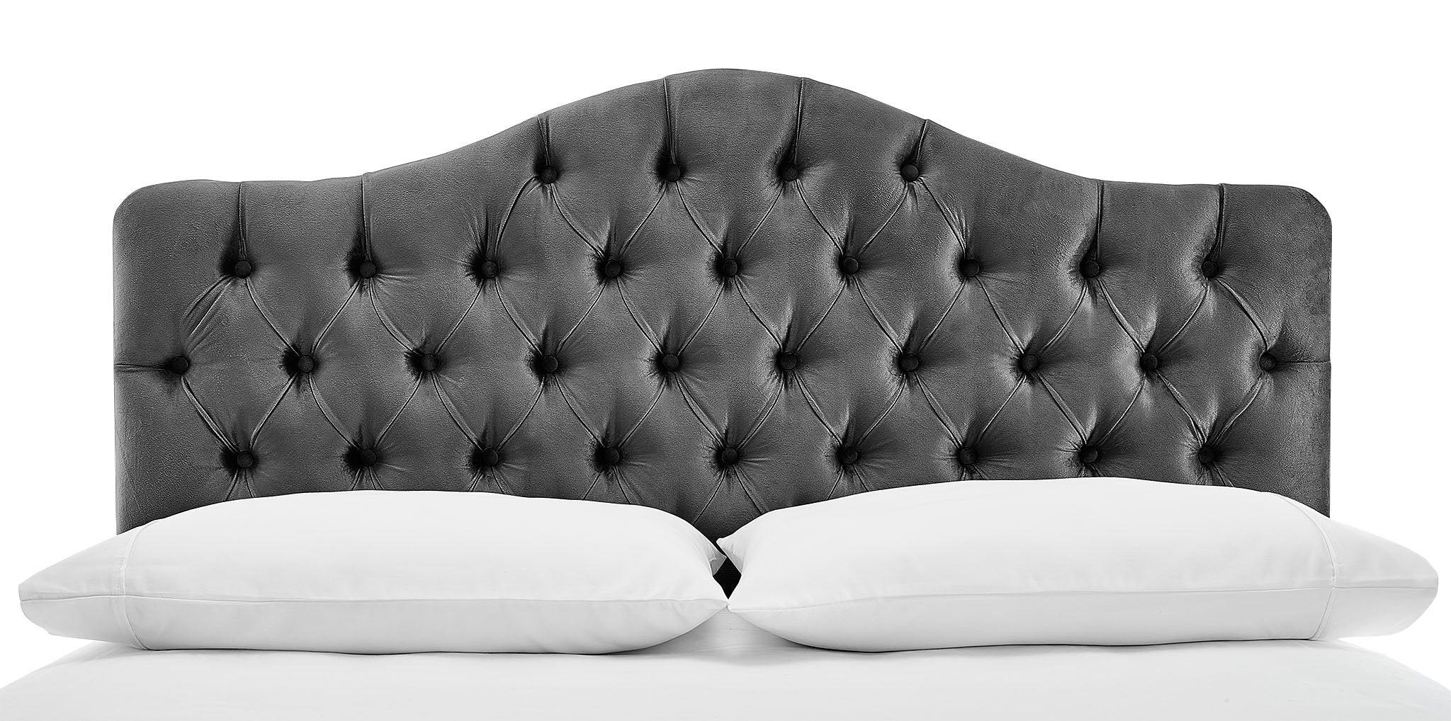 Lexa King Headboard - Dark Grey - Image 2