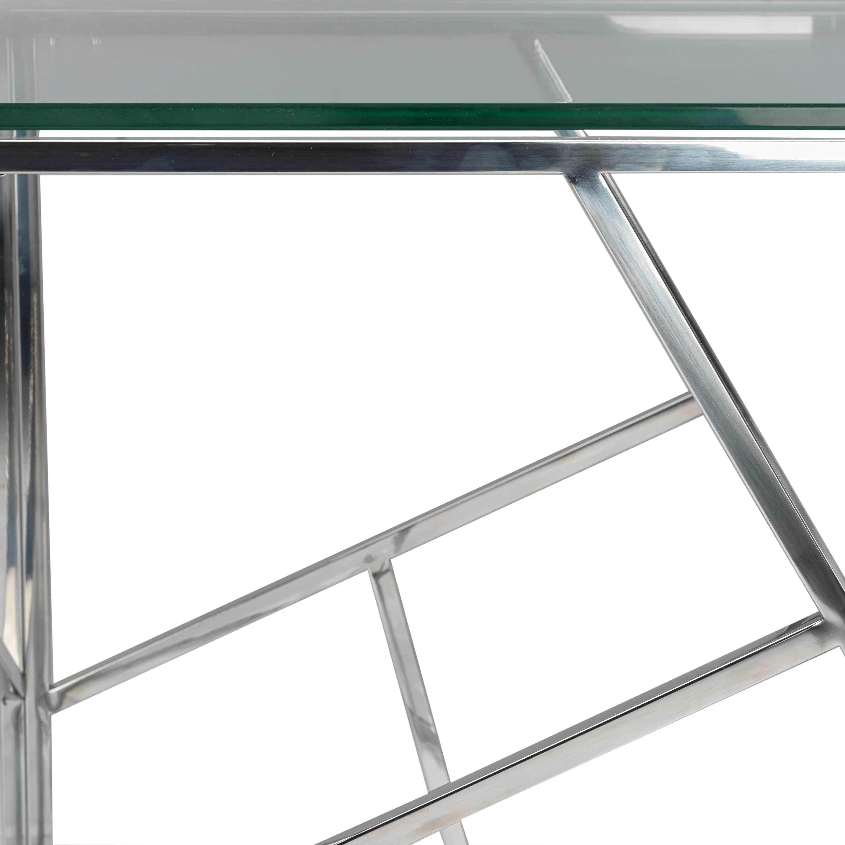 Lexie Coffee Table - Stainless Steel - Image 3