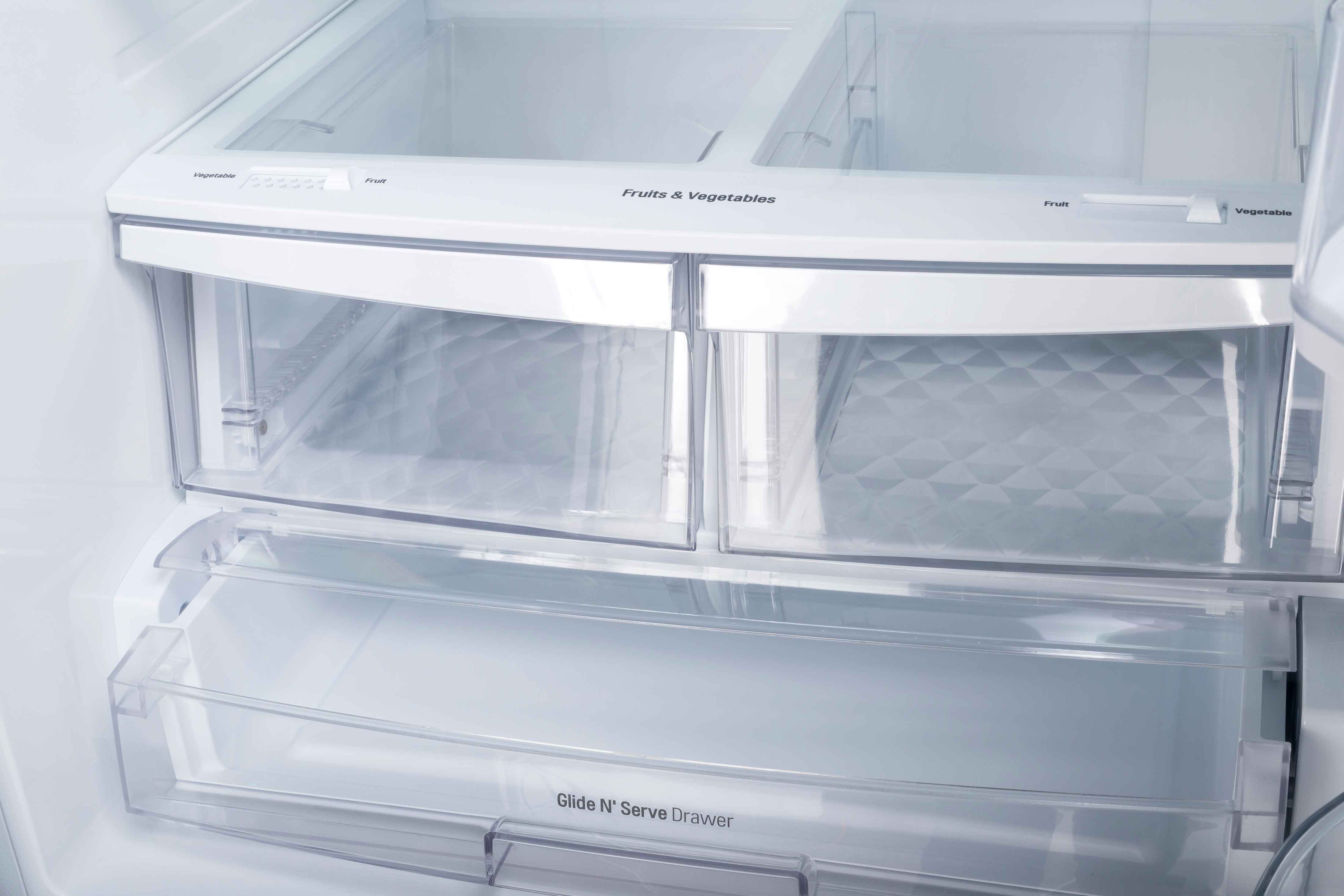 LG 30" 22 Cu. Ft. White French Door Refrigerator - LRFNS2200W - Image 7