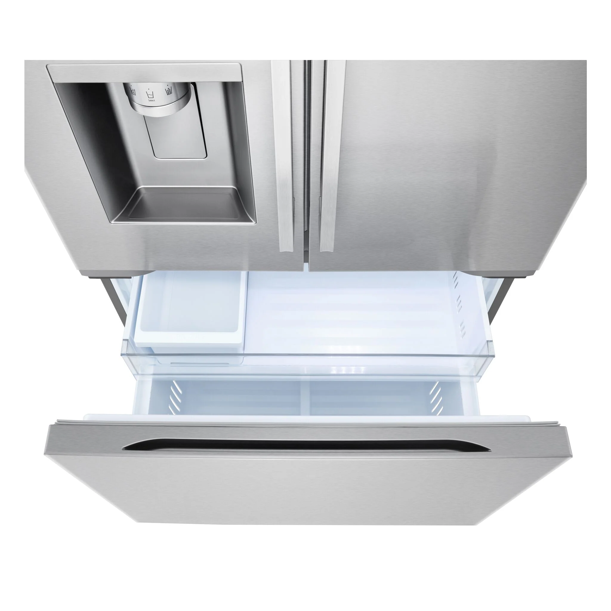 LG 36" 23.7 Cu. Ft. Smudge-Resistant Stainless Steel Counter-Depth MAX Smart Refrigerator with Zero Clearance Hinge System - LF24Z6330S - Image 9