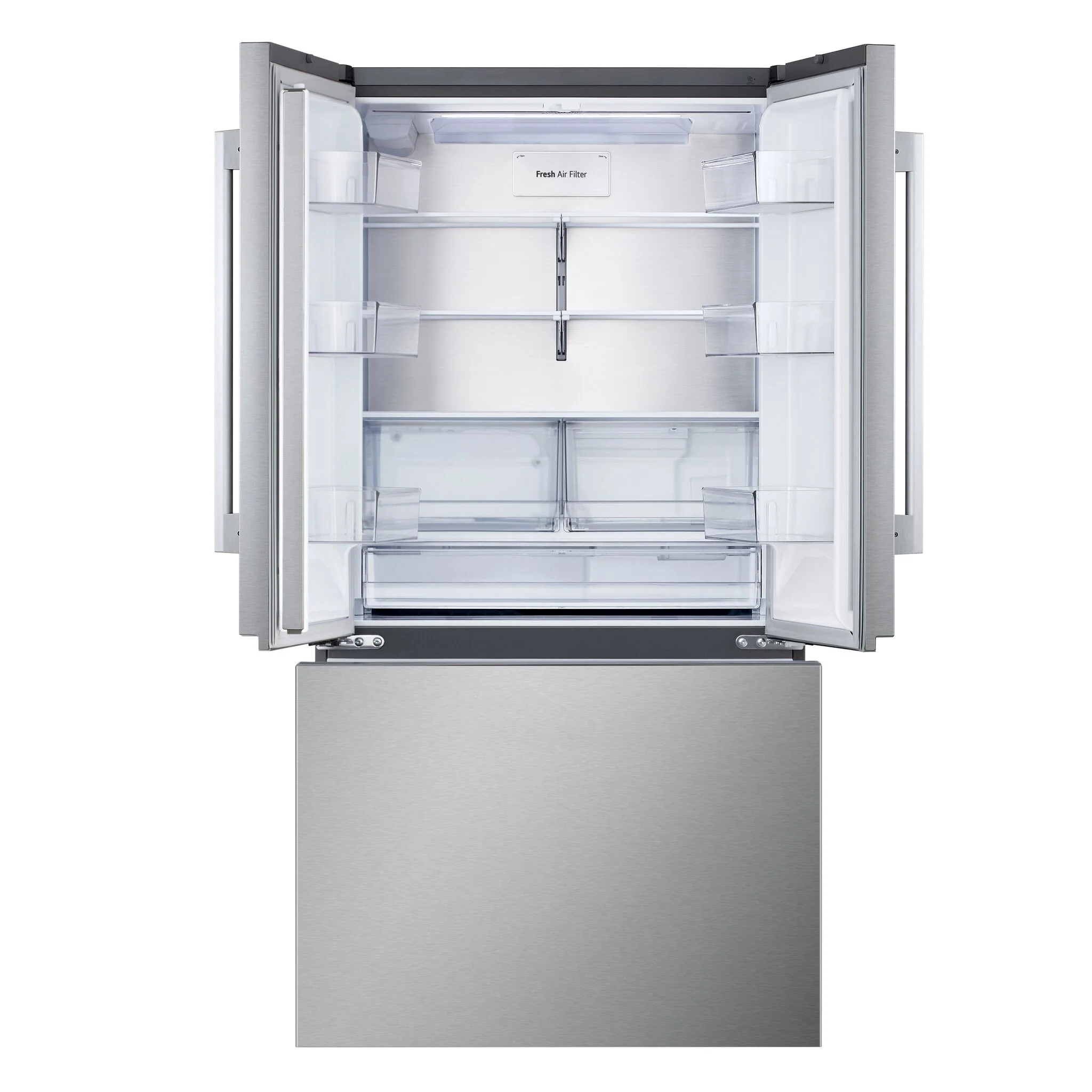 LG 36" 25.1 Cu. Ft. Smudge-Resistant Stainless Steel Counter-Depth MAX 3-Door French Door Refrigerator with Internal Water Dispenser and Ice Maker - LF25BZH42S - Image 3