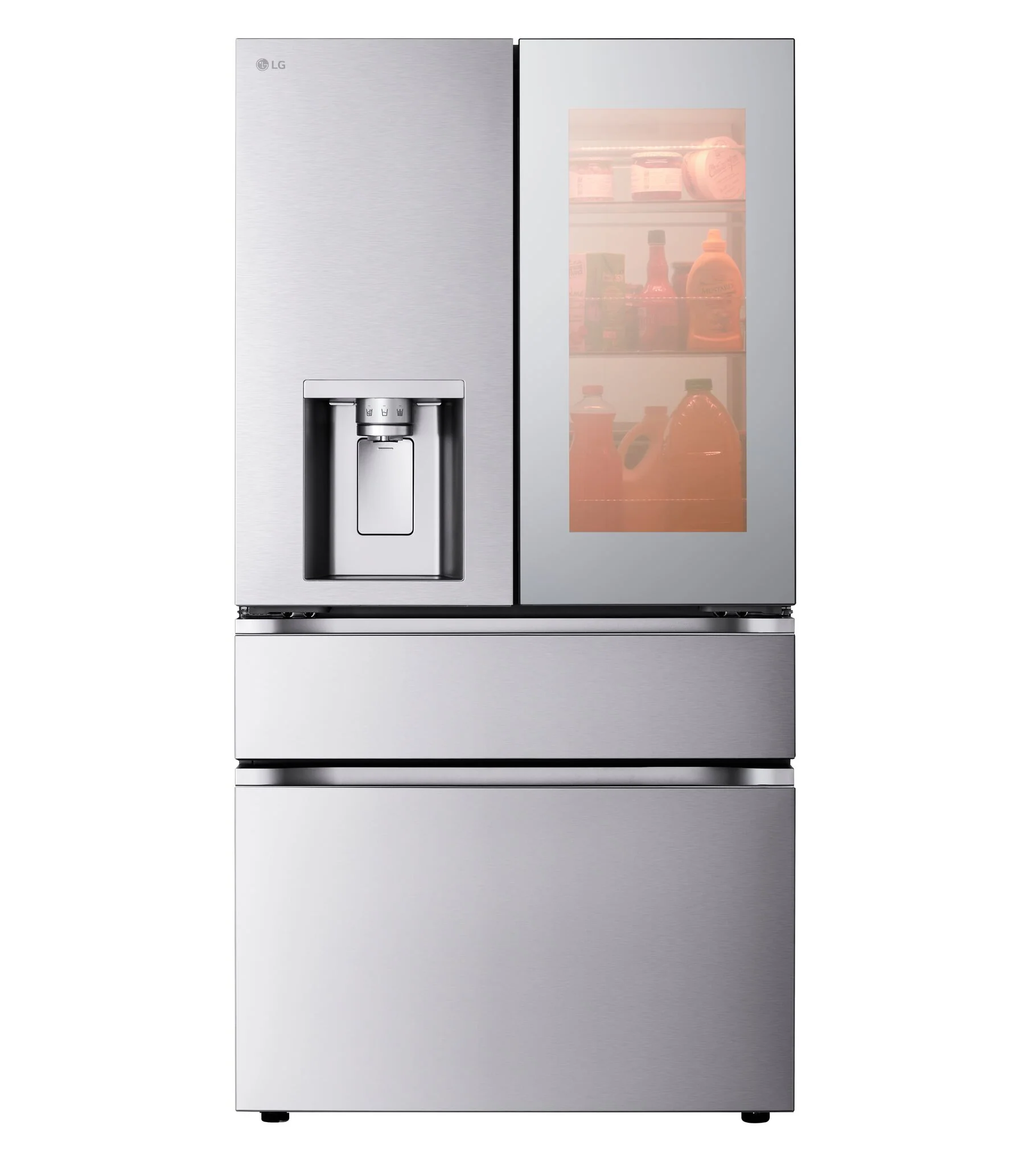 LG 36" 28.6 Cu. Ft. Smudge-Resistant Stainless Steel French Door Refrigerator with InstaView, MyColour Window, and Craft Ice - LF29S9775S - Image 13