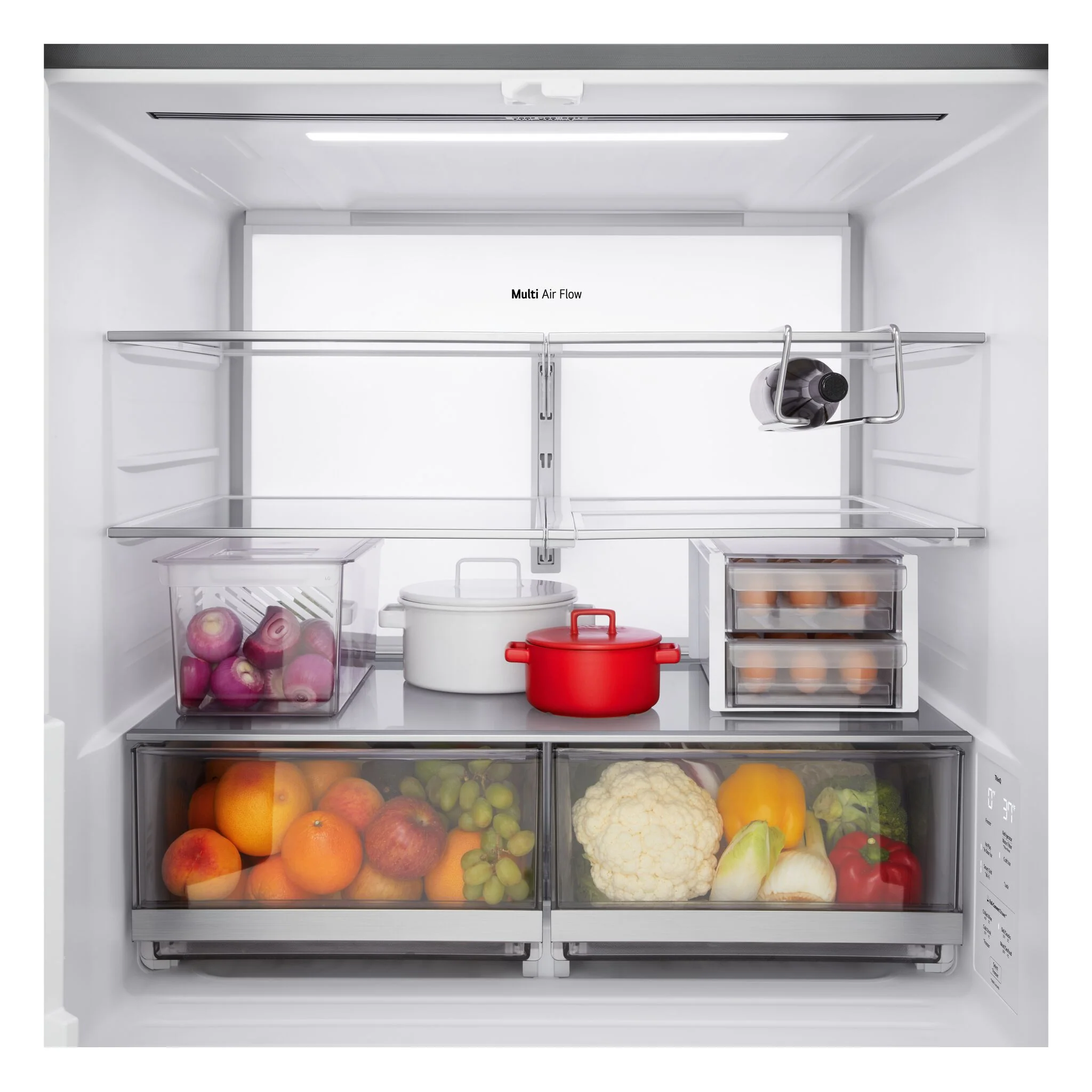 LG 36" 28.6 Cu. Ft. Smudge-Resistant Stainless Steel French Door Refrigerator with InstaView, MyColour Window, and Craft Ice - LF29S9775S - Image 20