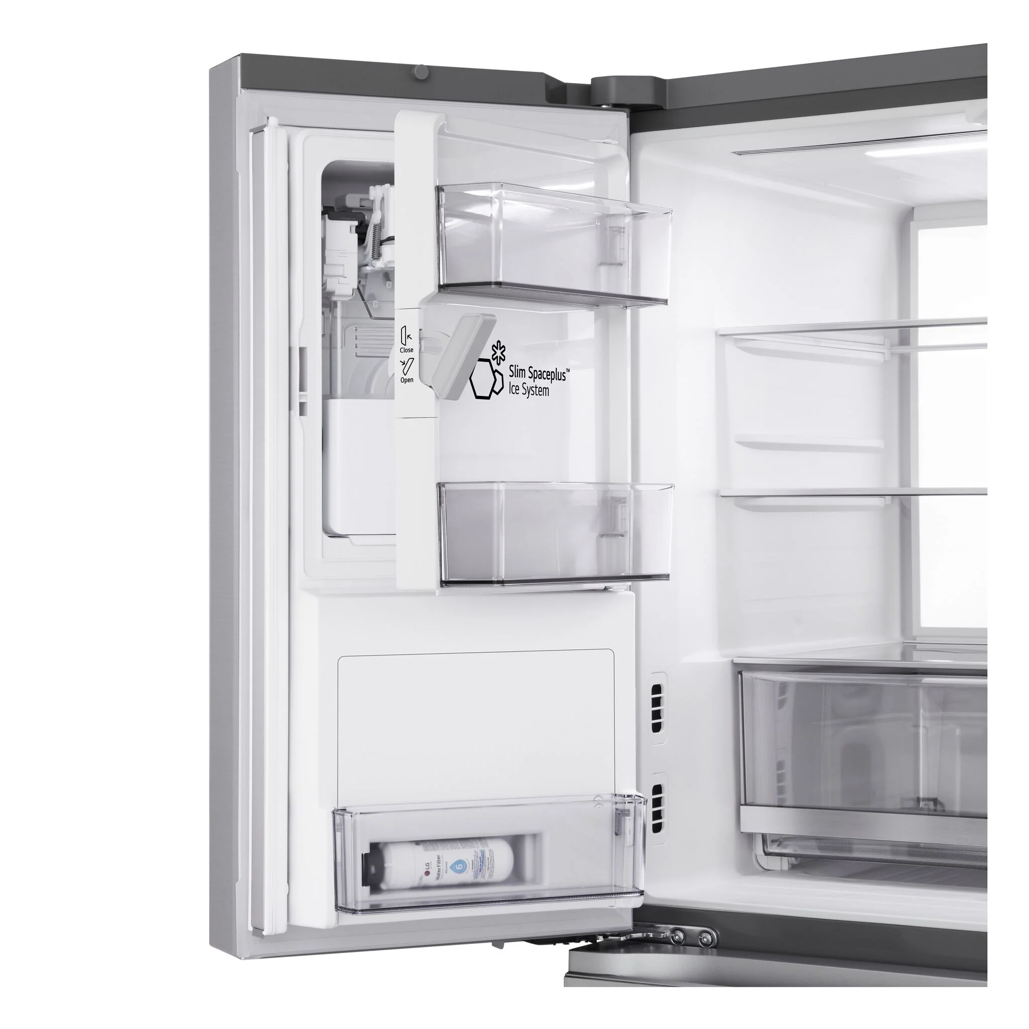 LG 36" 28.6 Cu. Ft. Smudge-Resistant Stainless Steel French Door Refrigerator with InstaView, MyColour Window, and Craft Ice - LF29S9775S - Image 21