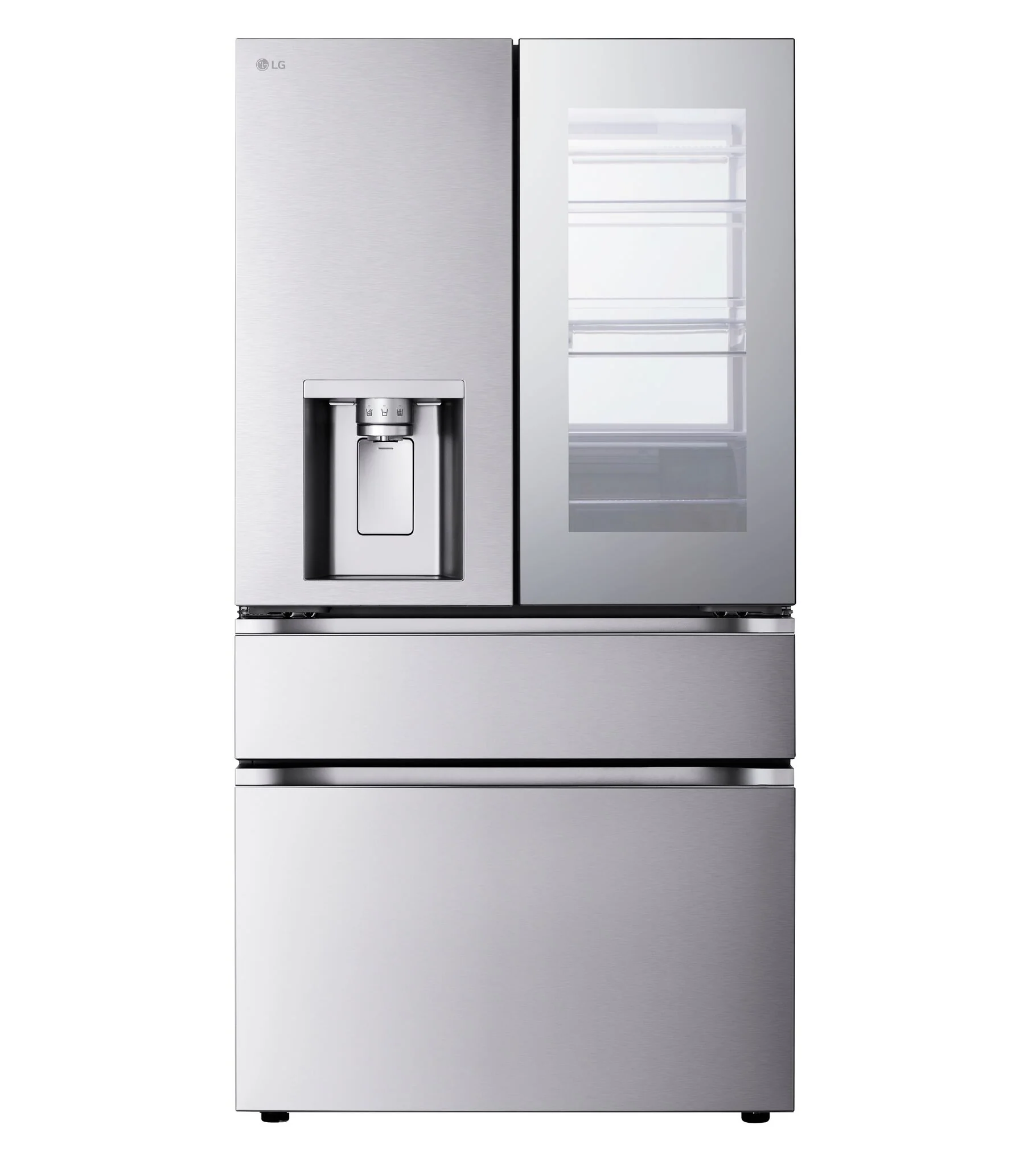 LG 36" 28.6 Cu. Ft. Smudge-Resistant Stainless Steel French Door Refrigerator with InstaView, MyColour Window, and Craft Ice - LF29S9775S - Image 3