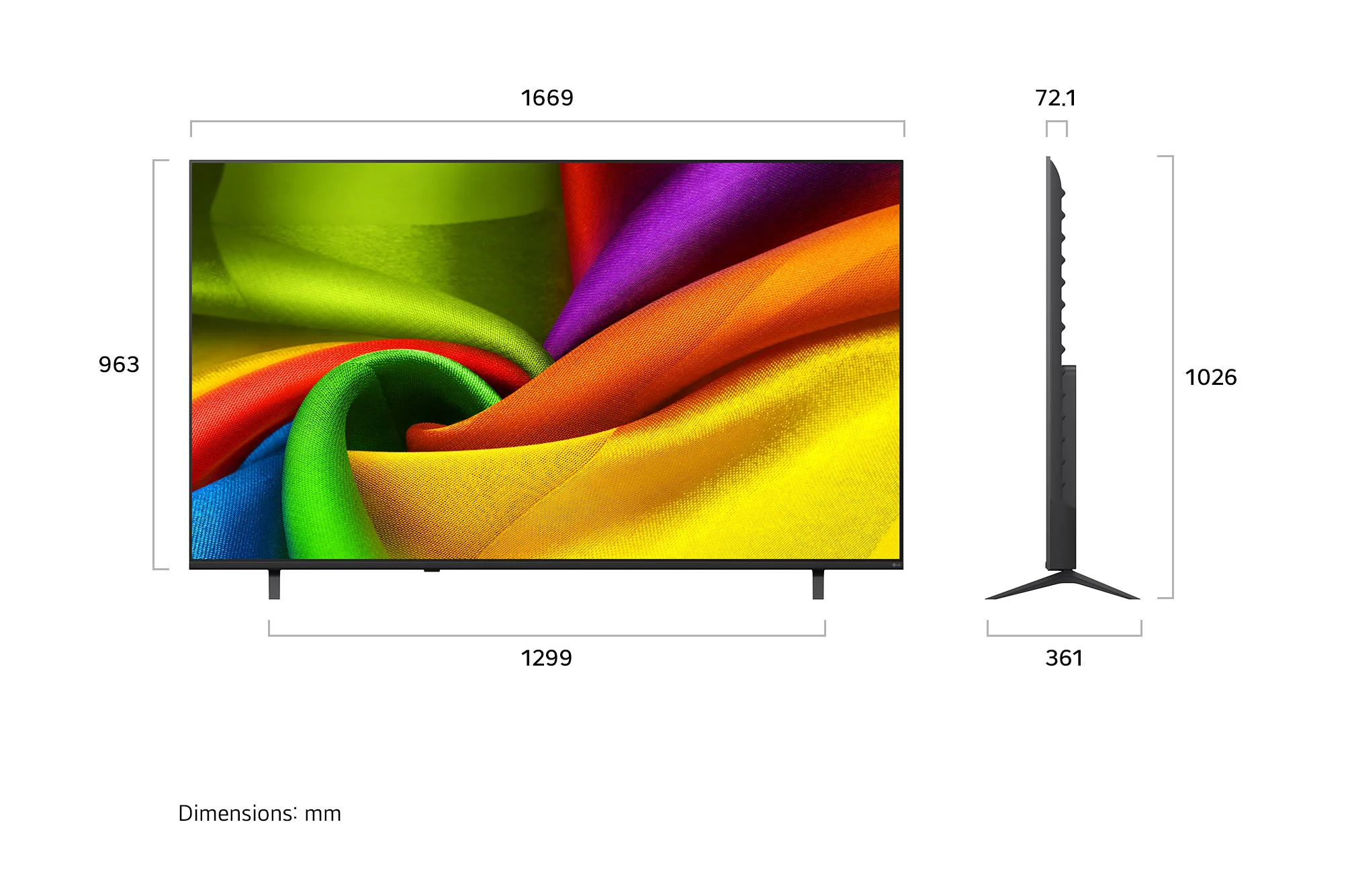 LG 70" 4K Smart NANO UHD NU860 TV - 70NU860BYUD.ACCQ - Image 2