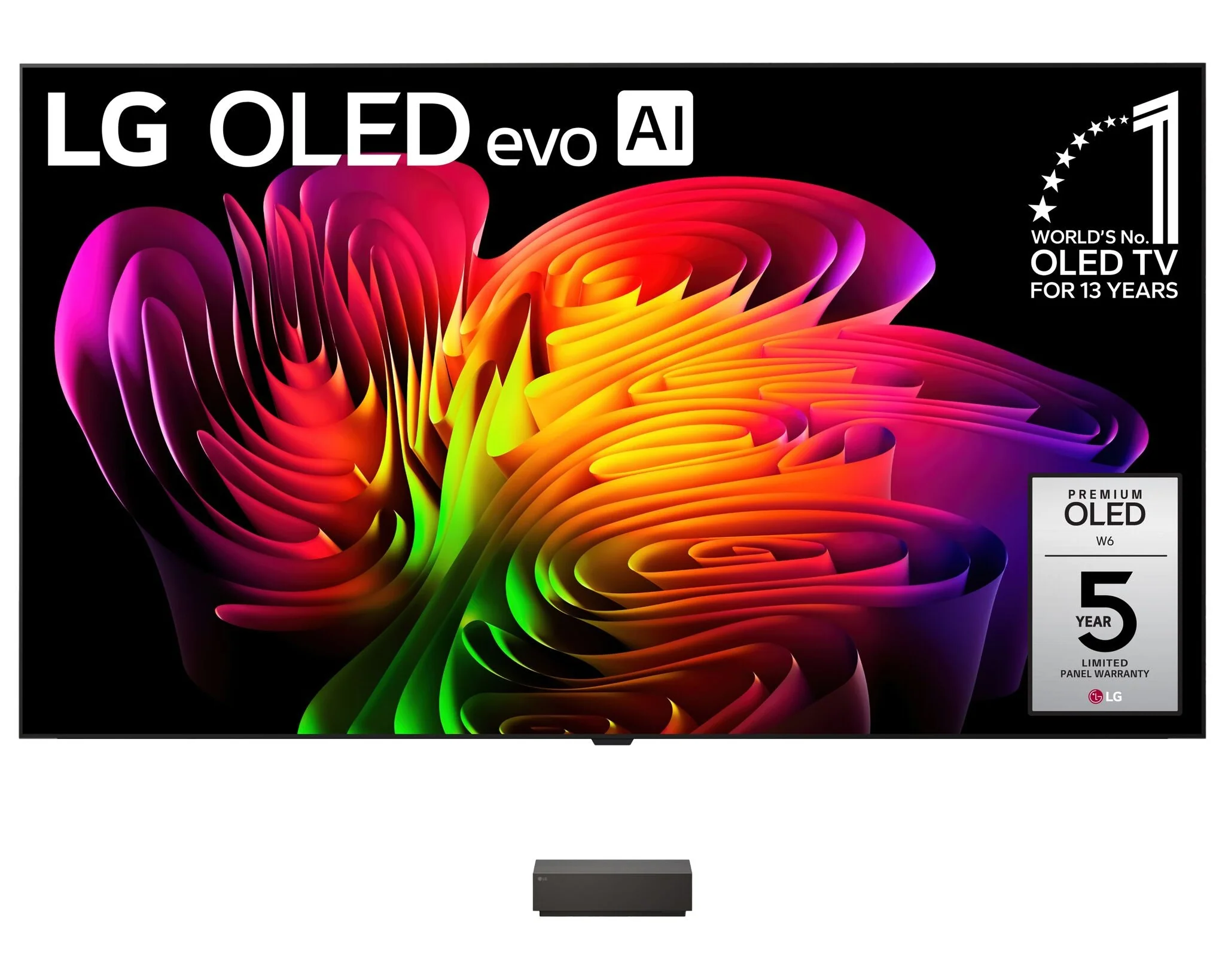 LG 83" 4K Smart OLED Evo AI W6 TV - OLED83W6PUA.ACC - Image 2