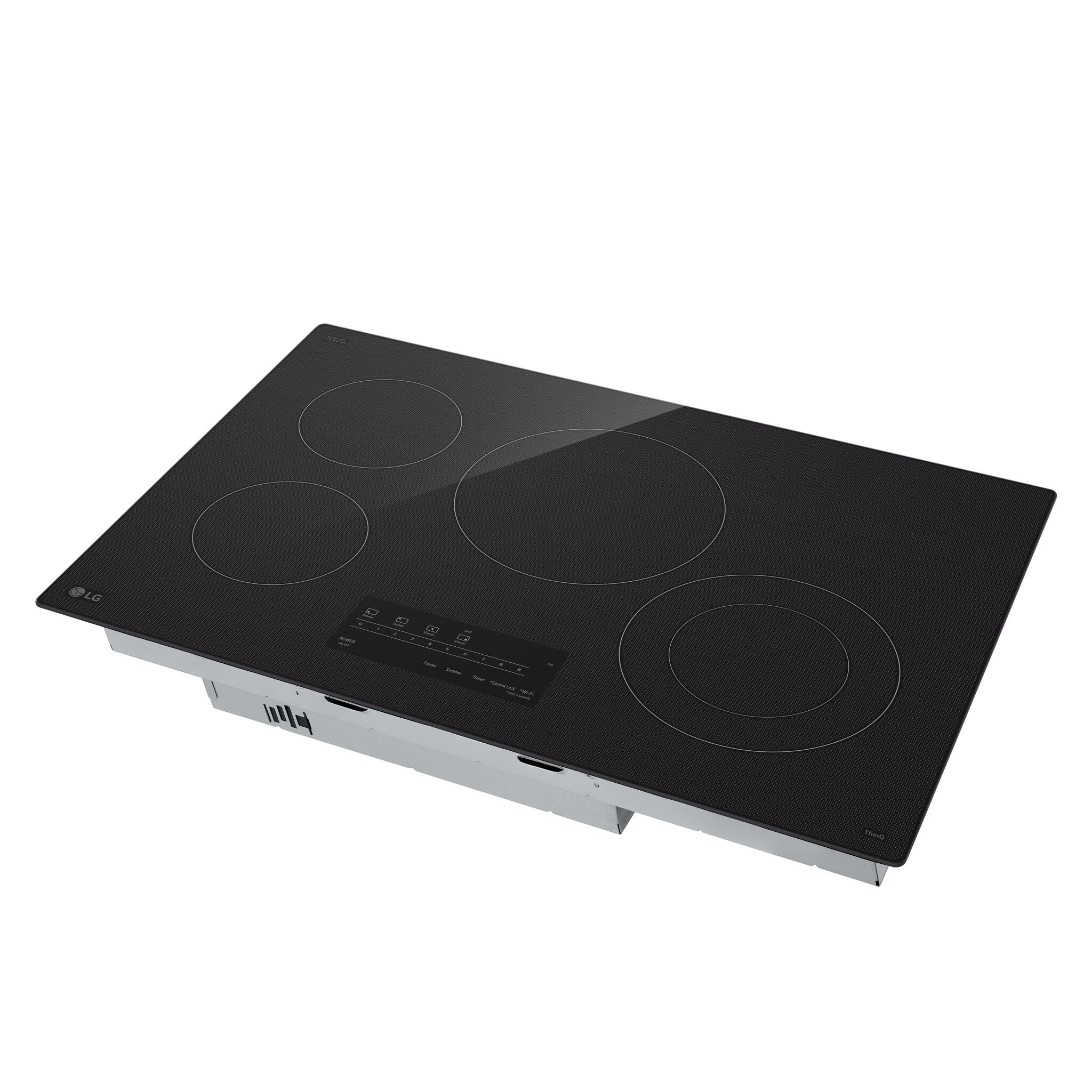 LG Black Smart 30" Electric Cooktop - CBEW3013BE - Image 6