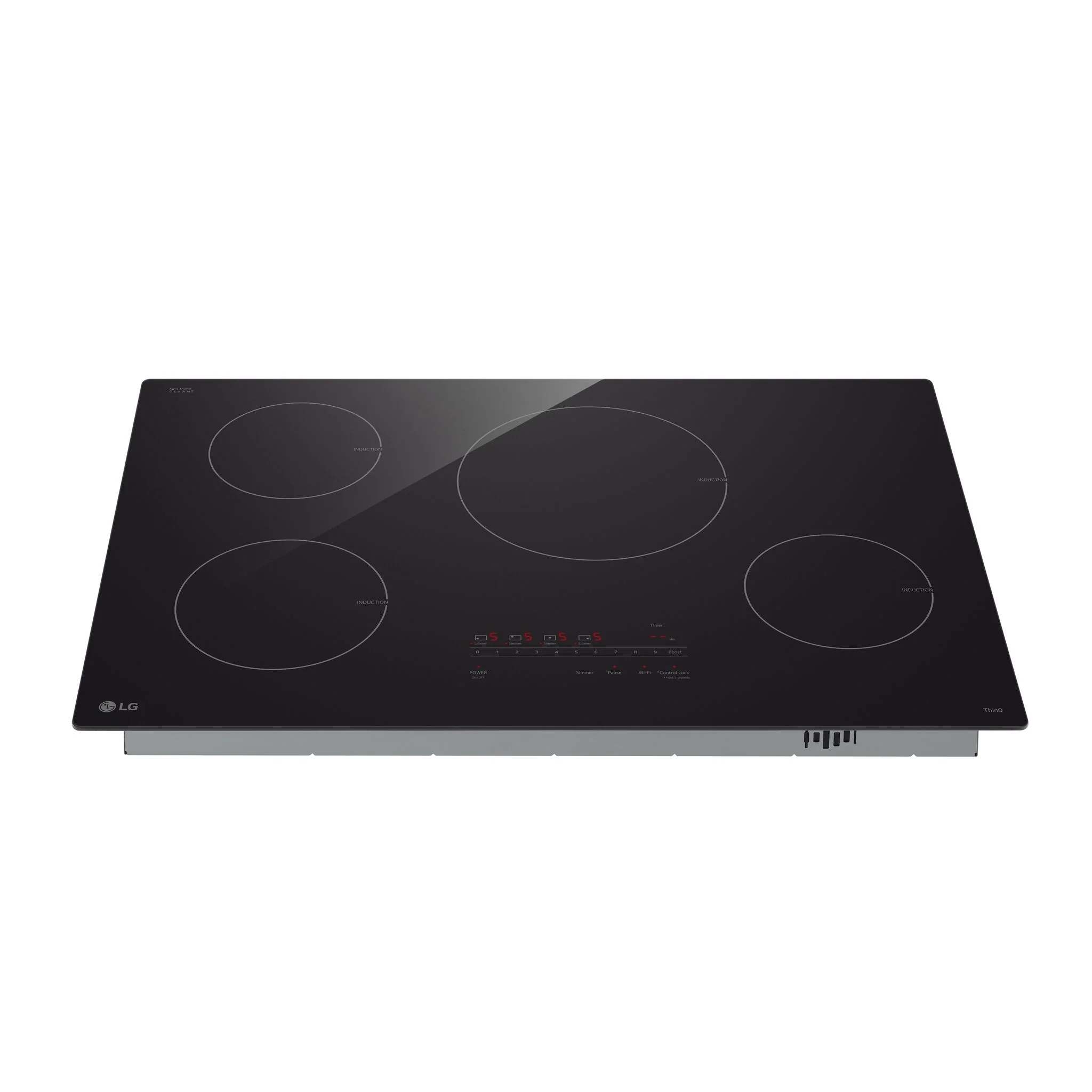 LG Black Smart Induction 30" Cooktop with UltraHeat™ 4.3kW Element - CBIH3013BE - Image 2