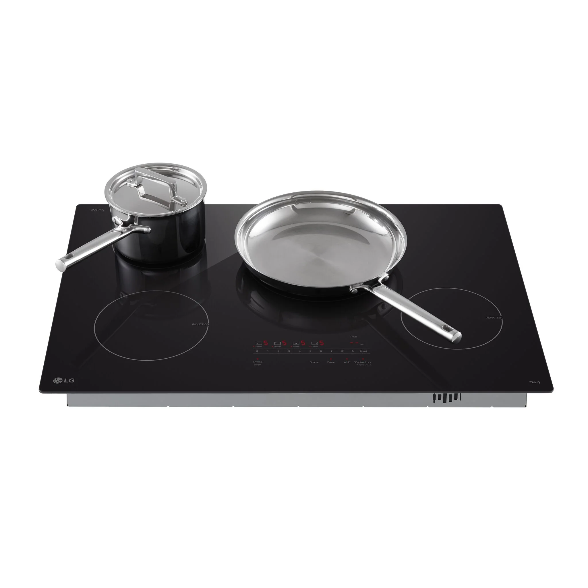 LG Black Smart Induction 30" Cooktop with UltraHeat™ 4.3kW Element - CBIH3013BE - Image 5