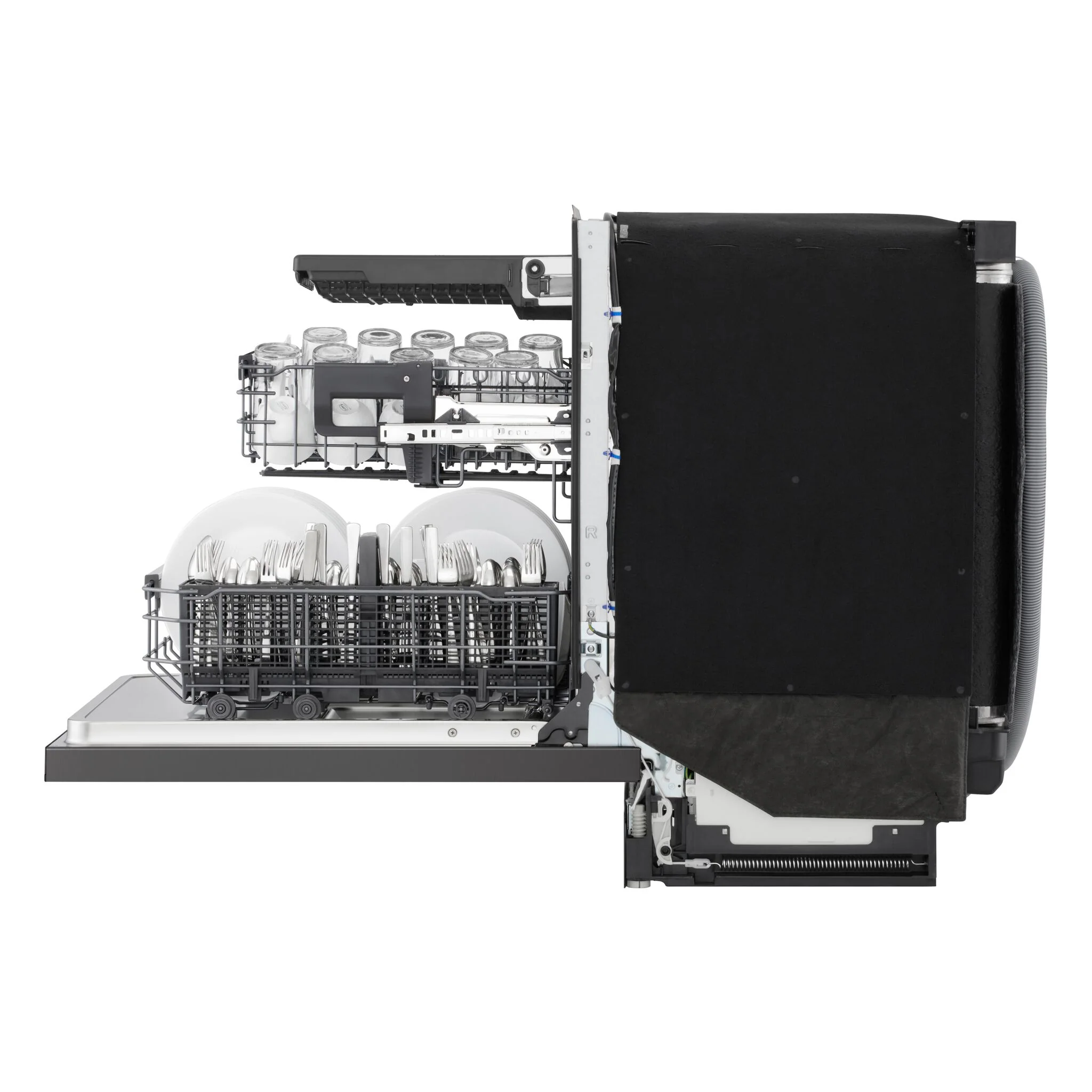 LG Black Stainless Steel 24" Top Control Dishwasher with QuadWash® - LDNPM654D - Image 6
