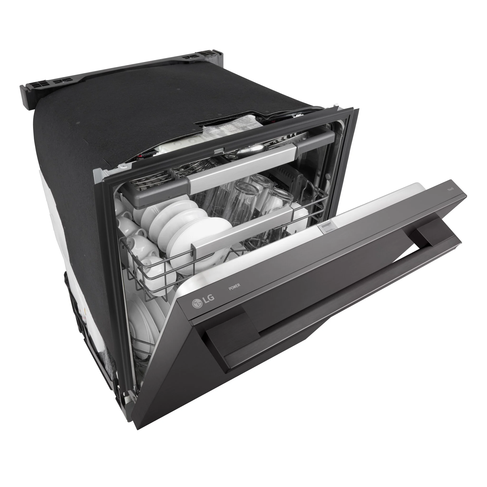 LG Black Stainless Steel 24" Top Control Dishwasher with TrueSteam® - LDNTH753D - Image 9