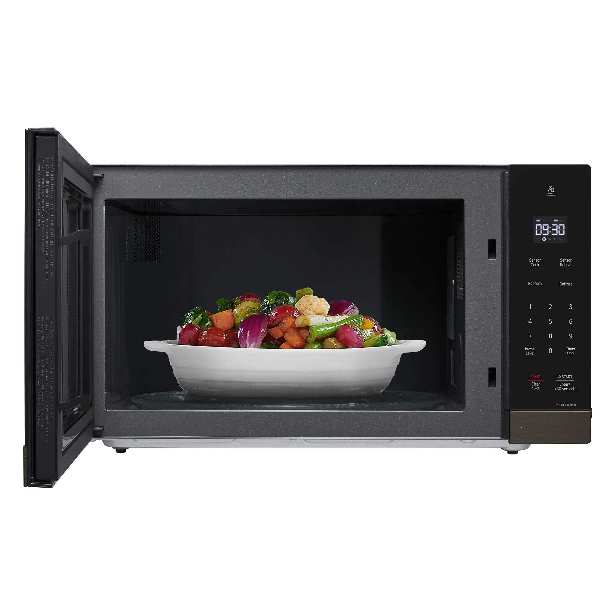 LG Black Stainless Steel NeoChef Countertop Microwave With Smart Inverter (2.0 Cu.Ft) - MSER2090D - Image 3