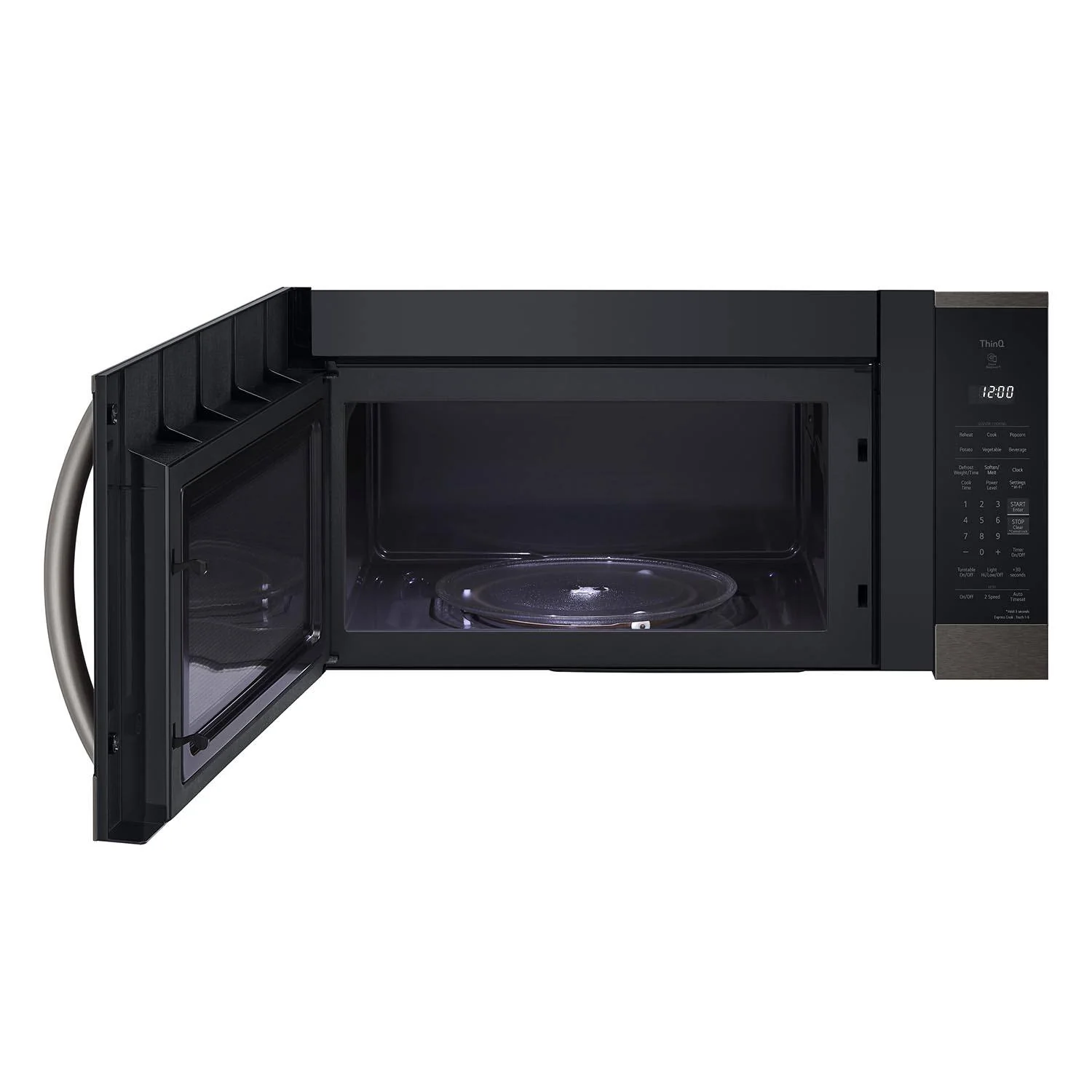 LG Black Stainless Steel Over-the-Range Smart Microwave 1.8 Cu.- MVEM1825D - Image 3