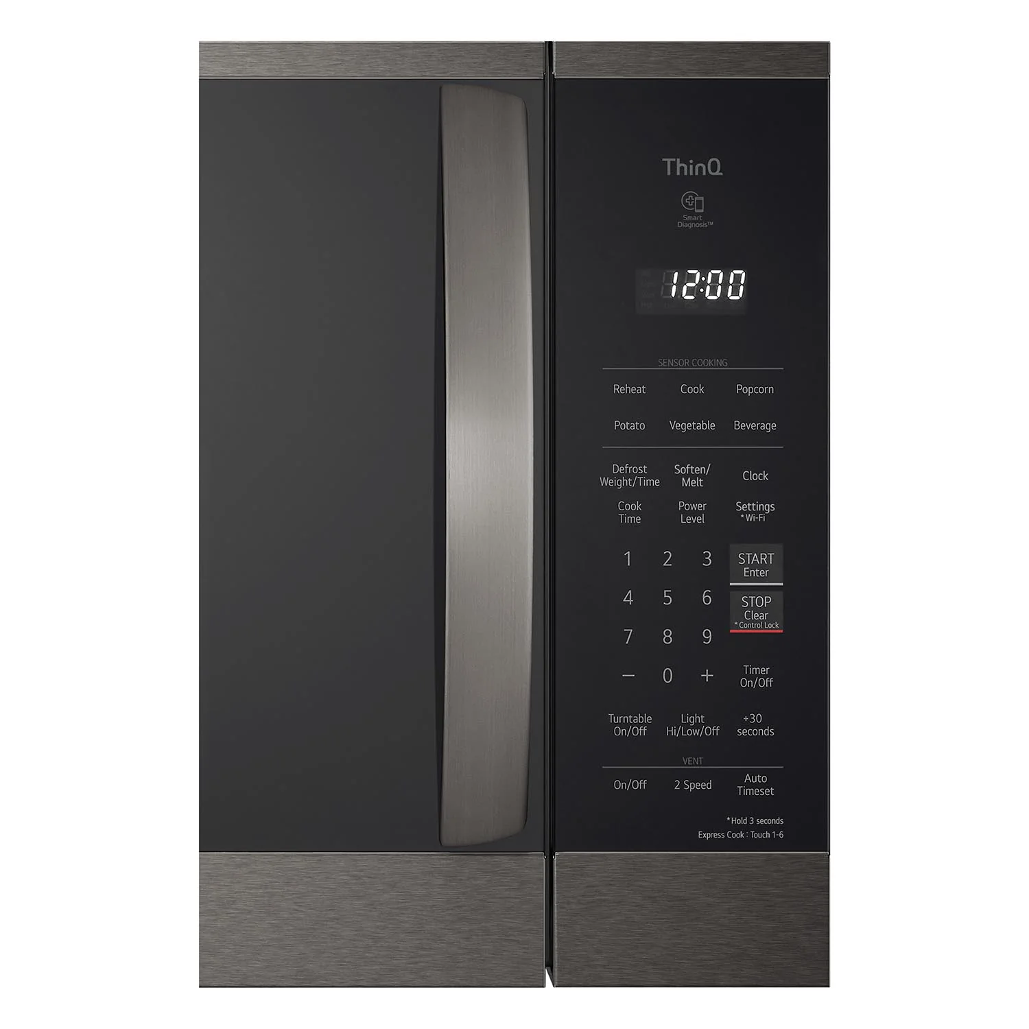 LG Black Stainless Steel Over-the-Range Smart Microwave 1.8 Cu.- MVEM1825D - Image 4