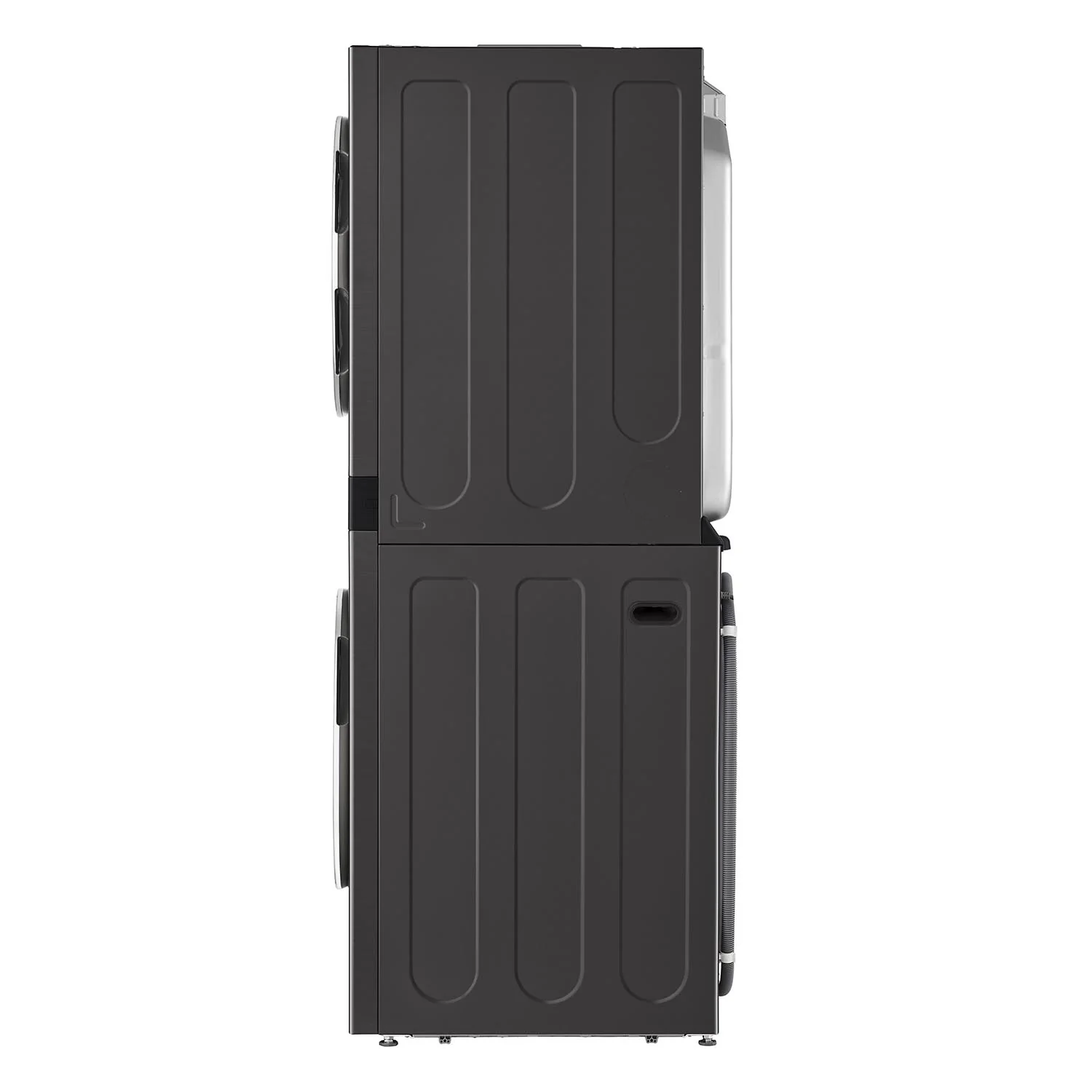LG Black Stainless Steel Wash Tower™ 5.2 Cu. Ft. Front Load Washer and 7.4 Cu. Ft. Gas Dryer - WKGX201HBA - Image 4
