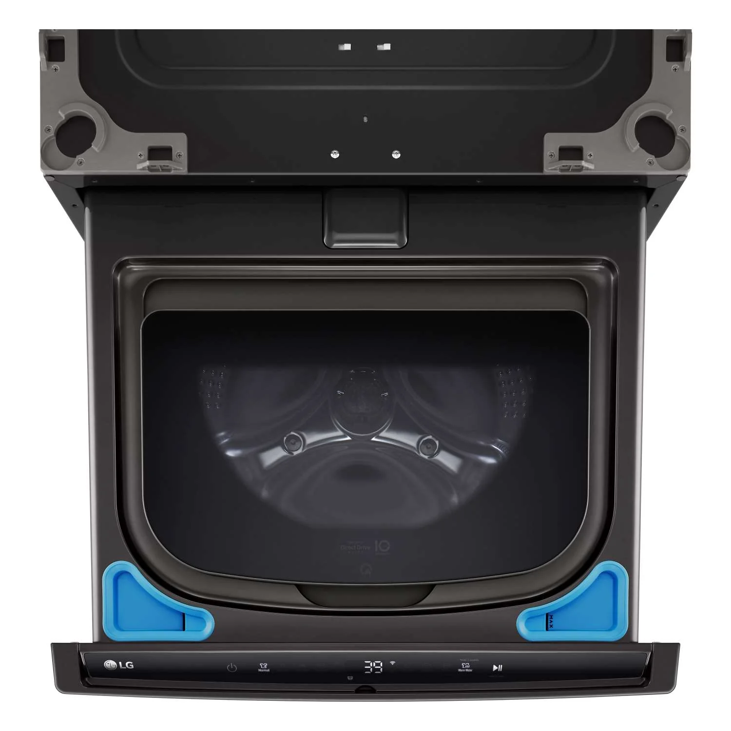 LG Black Steel 27'' LG SideKick™ Pedestal Washer (1 Cu. Ft) - WD300CB - Image 11