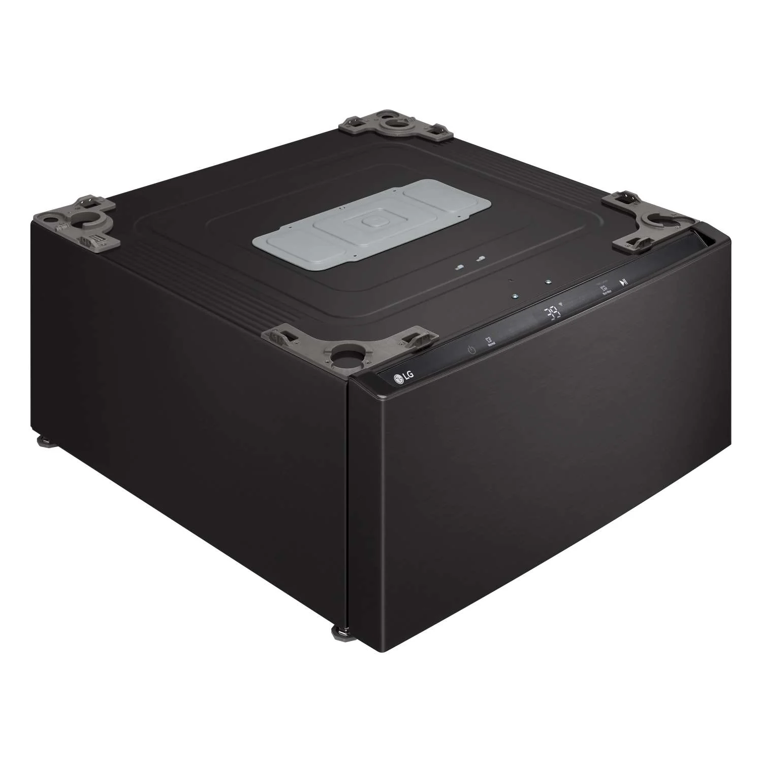 LG Black Steel 27'' LG SideKick™ Pedestal Washer (1 Cu. Ft) - WD300CB - Image 2
