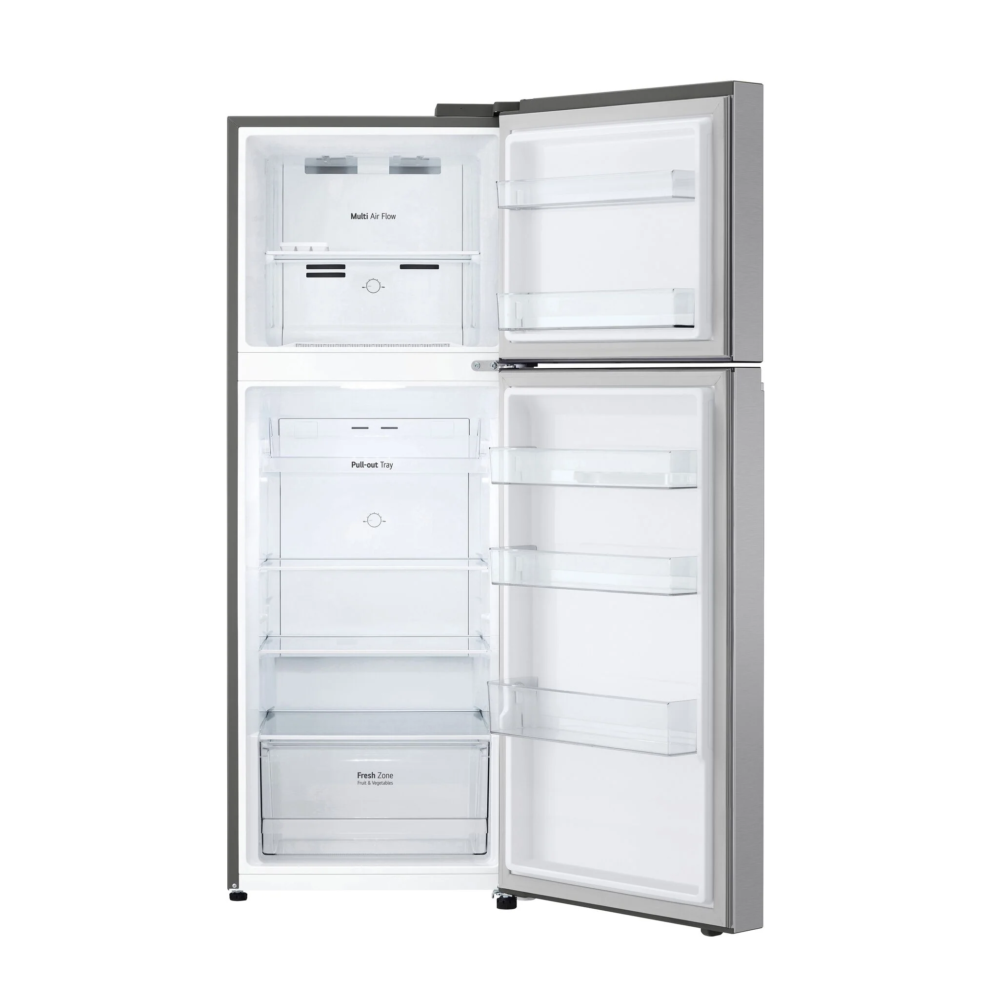 LG 23.75" 11 Cu. Ft. Platinum Silver Counter-Depth Compact Top-Freezer Refrigerator with DoorCooling+ - LT11C2000V - Image 3