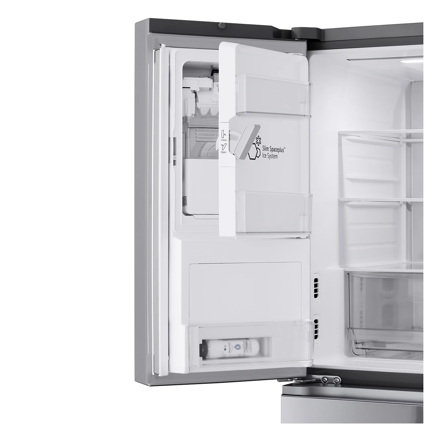 LG 36" 29 Cu. Ft. PrintProof Stainless Steel 4-Door French Door Refrigerator - LF29S8330S - Image 9