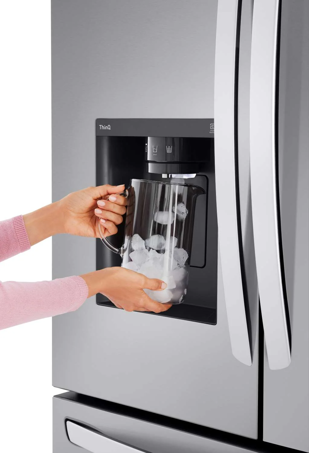 LG 35.75" 26 Cu. Ft. Stainless Steel Smart Counter-Depth MAX™ French Door Refrigerator - LRFXC2606S - Image 12