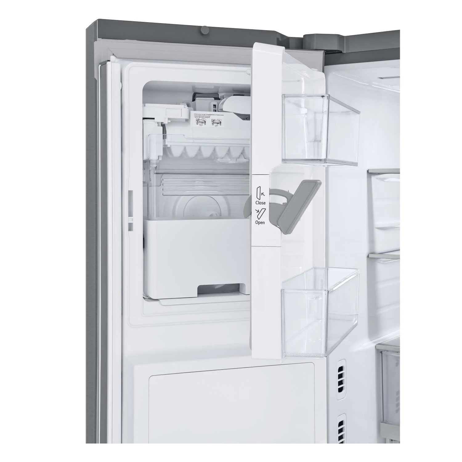 LG 35.75" 26 Cu. Ft. Stainless Steel Smart Counter-Depth MAX™ French Door Refrigerator with Four Types of Ice - LRYXC2606S - Image 11