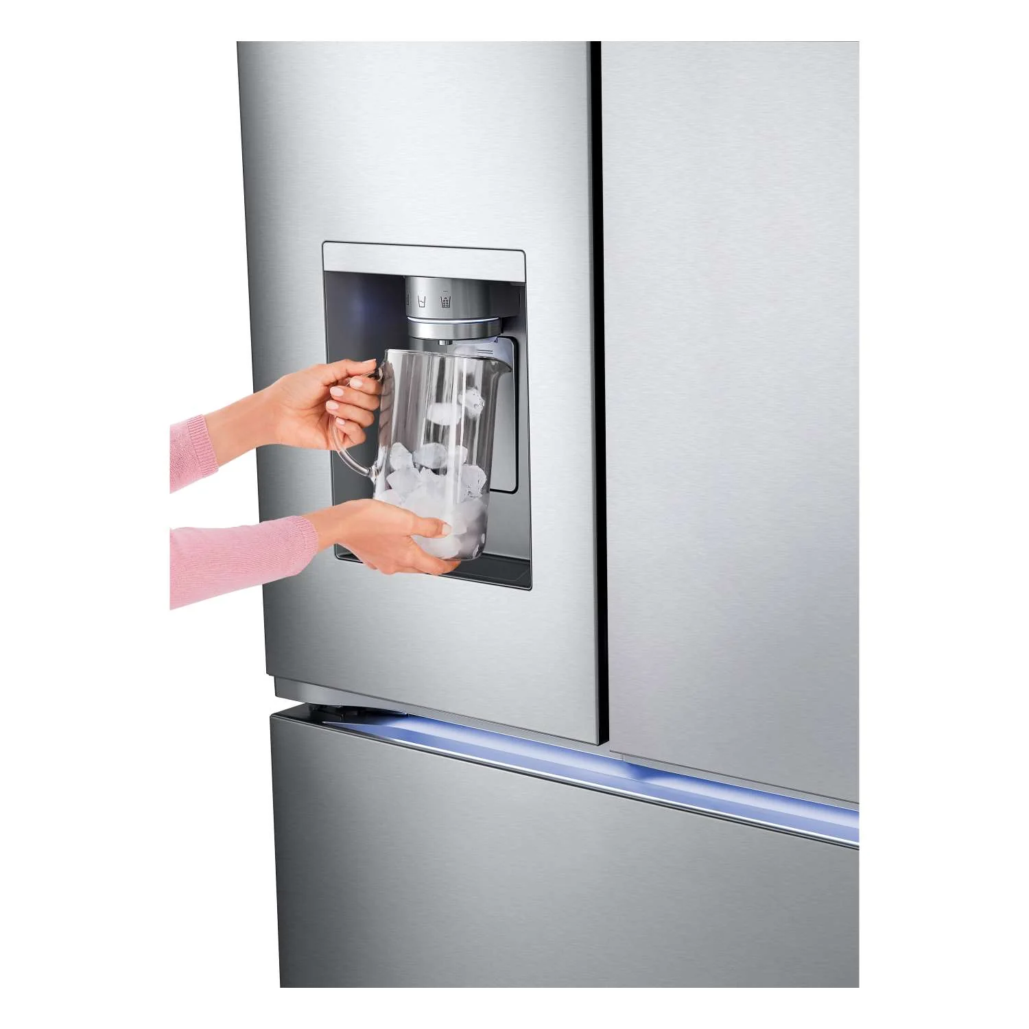 LG 35.75" 26 Cu. Ft. Stainless Steel Smart Counter-Depth MAX™ French Door Refrigerator with Four Types of Ice - LRYXC2606S - Image 9