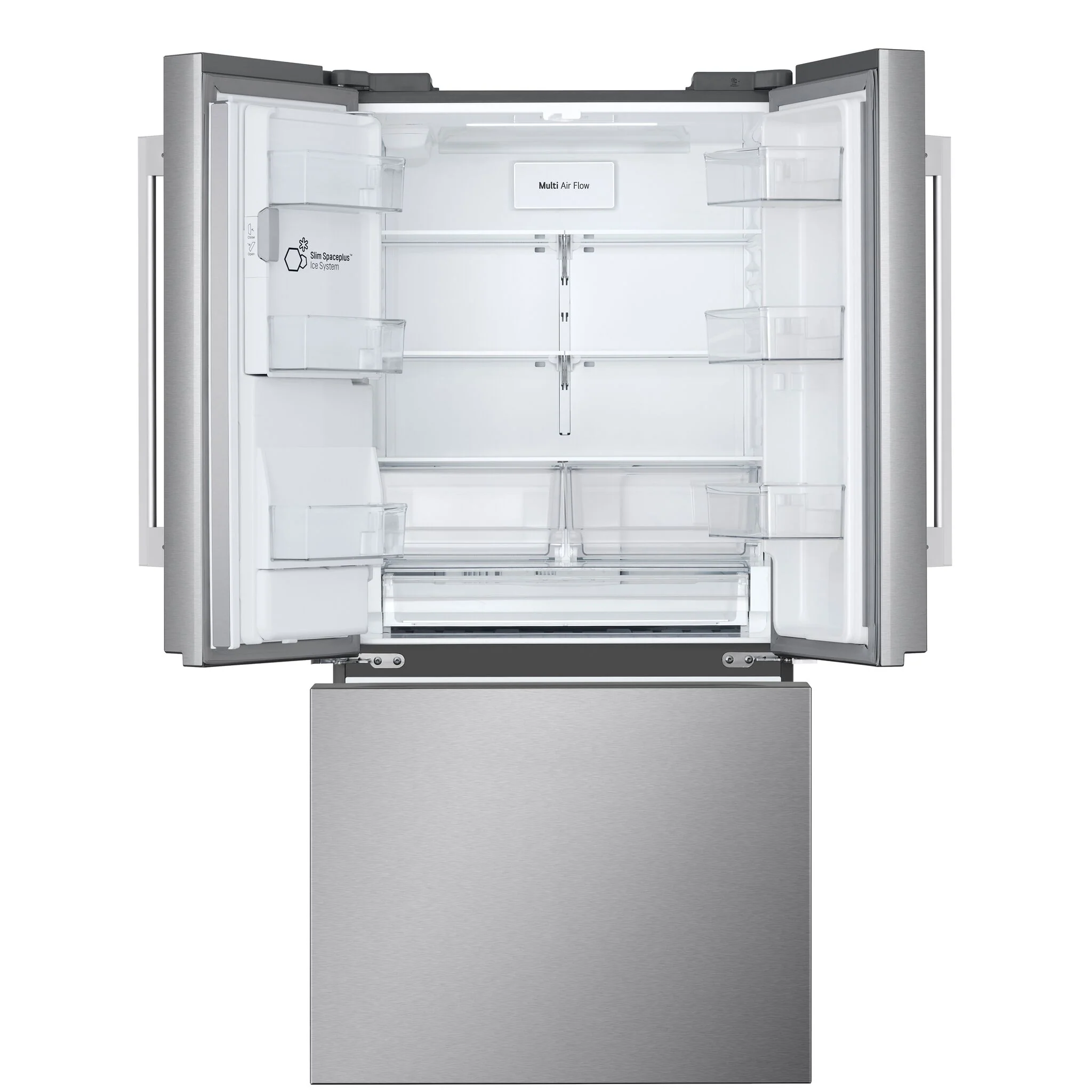 LG 33" 25 Cu. Ft. Smudge Resistant Stainless French Door Refrigerator with Dual Ice Maker - LF25H6330S - Image 3