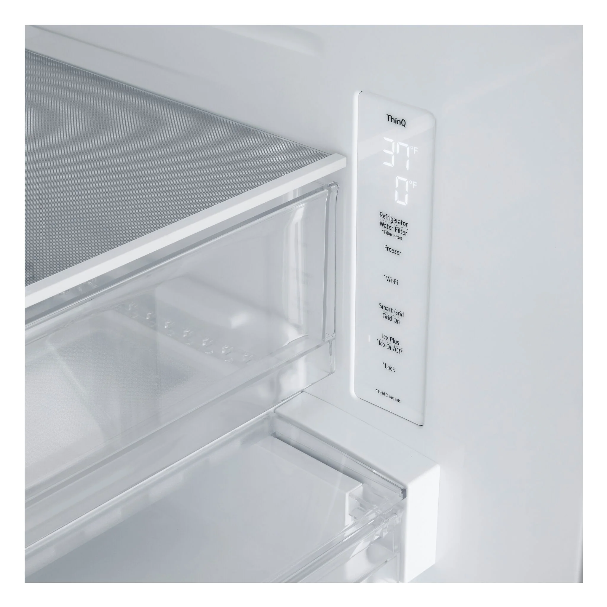 LG 33" 25 Cu. Ft. Smudge Resistant Stainless French Door Refrigerator with Dual Ice Maker - LF25H6330S - Image 7