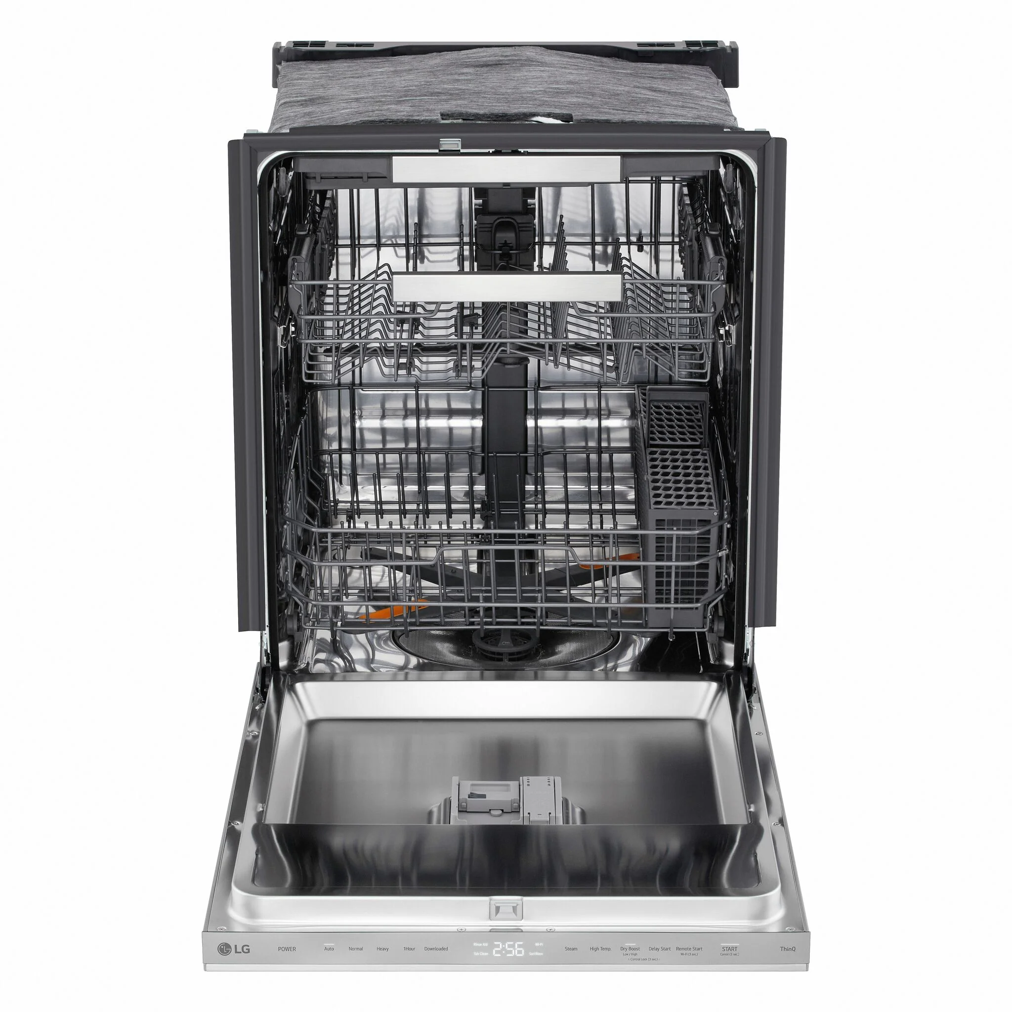 LG Smudge Resistant Stainless Steel 46dB Top Control Dishwasher with FlushFit™ Design, QuadWash® Pro and AutoVentDry™ - LDNPQ555S - Image 2