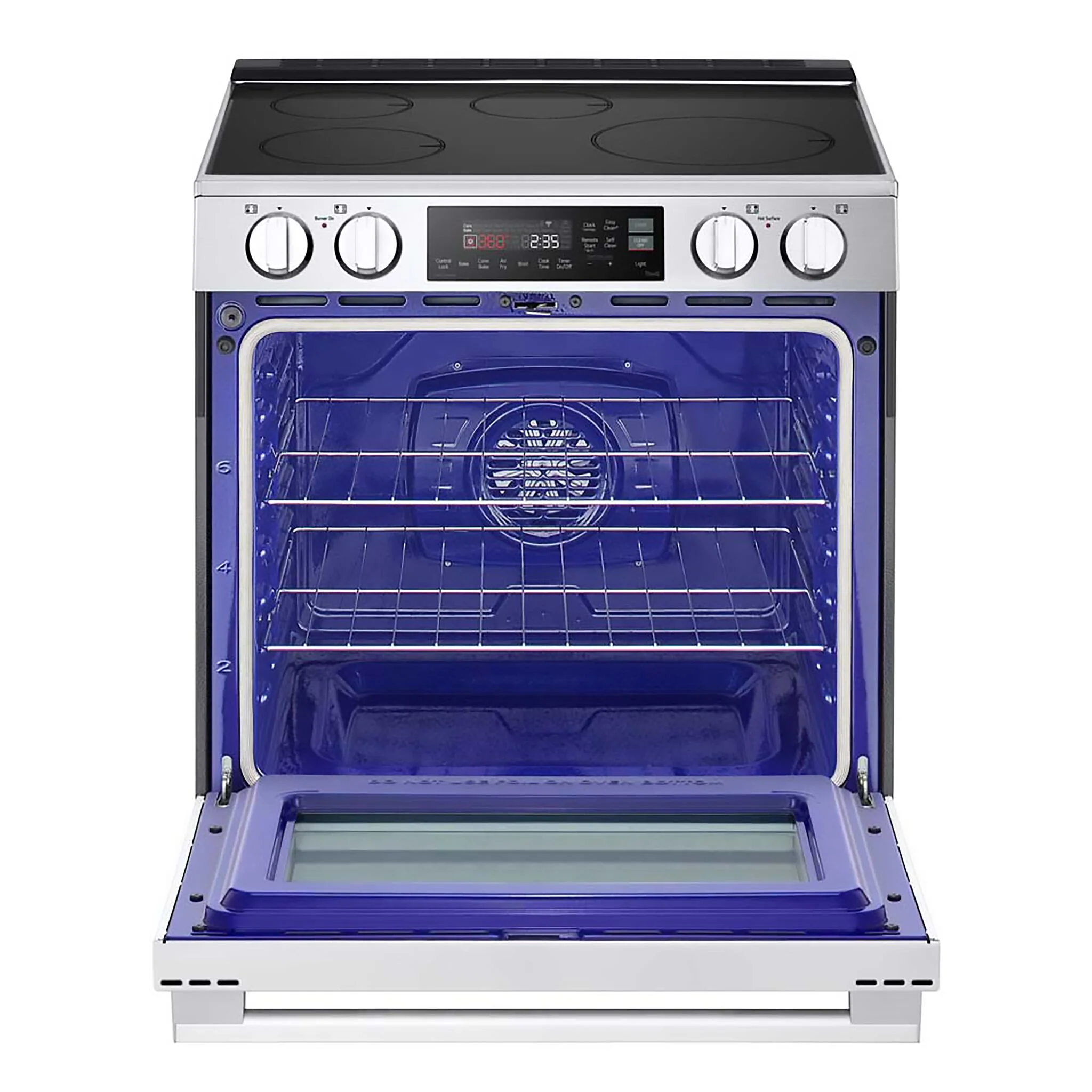 LG Smudge Resistant Stainless Steel Slide-In Induction Range with Air Fry (6.3 Cu.Ft) - LSIL6334XE - Image 2