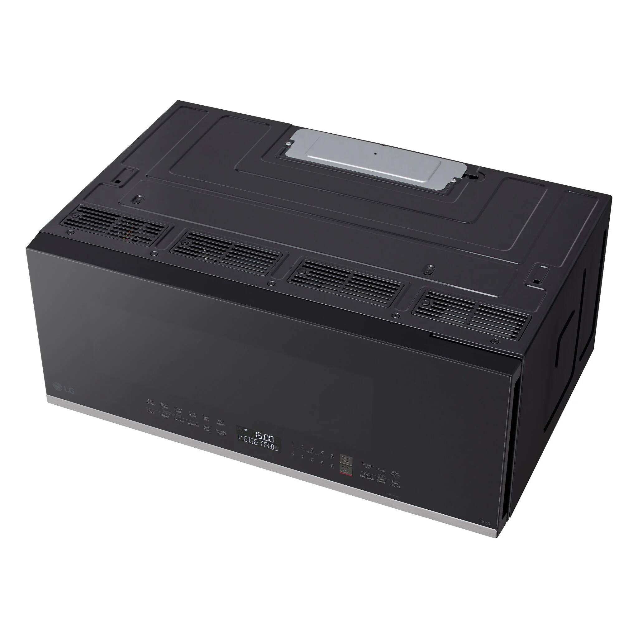 LG Smudge Resistant Stainless Steel Slim Over-the-Range Microwave Oven with EasyClean® (1.3 cu. ft.) - MVEF1337F - Image 6