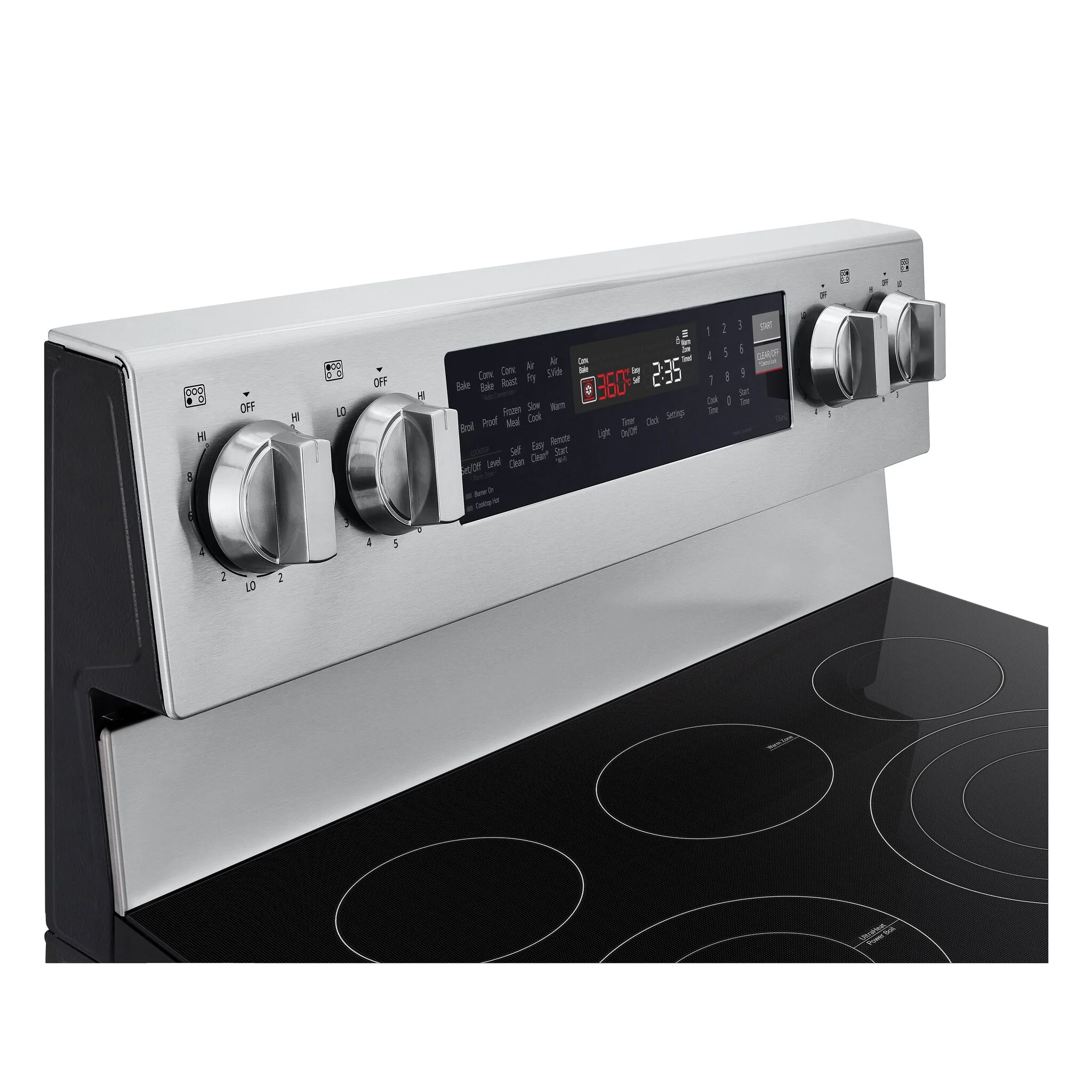 LG Smudge Resistant Stainless Steel Smart Electric Freestanding Range with Air Sous Vide (6.3 Cu.Ft) - LREN6325XE - Image 7