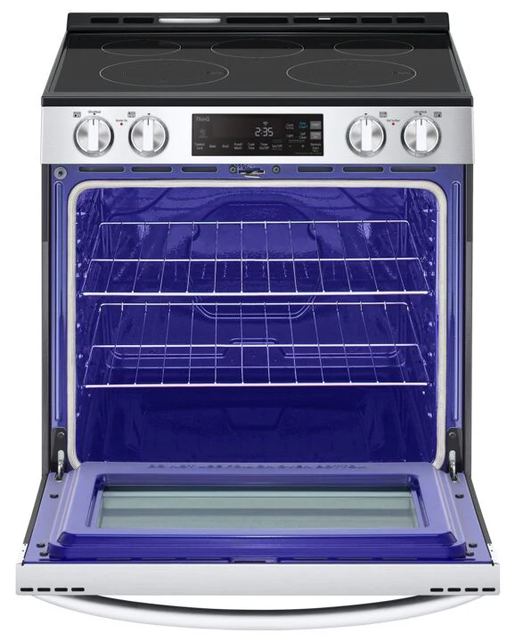 LG Smudge Resistant Stainless Steel Smart Wi-Fi Enabled Electric Slide-in Range with EasyClean® ( 6.3 cu ft.) - LSEL6331F - Image 4