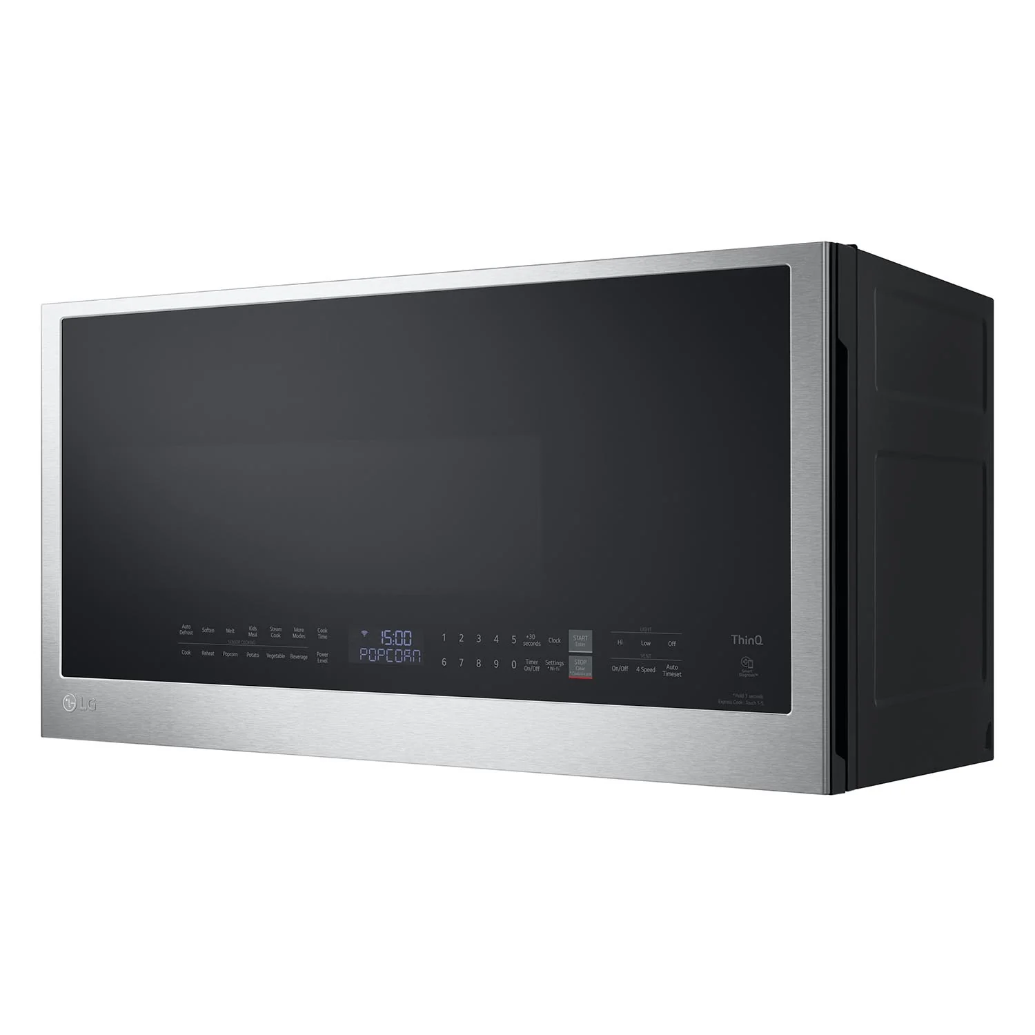 LG Smudge Resistant Stainless Steel Smart Wi-Fi Enabled Over-the-Range Microwave with EasyClean® (2.0 cu. ft.) - MVEL2033F - Image 2